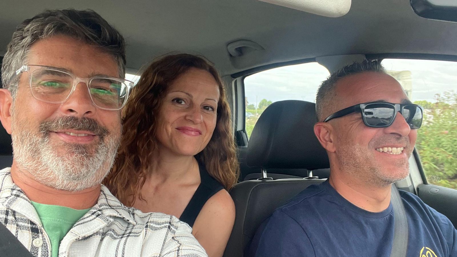 Pablo Cirre, Toñi Rodríguez, redactora de contenidos, y Raúl Sánchez.