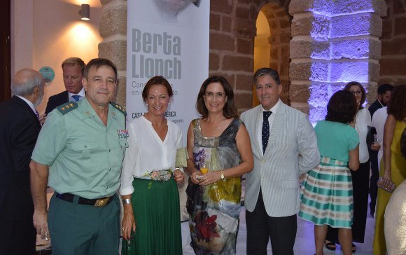 Alfonso Rodríguez Castillo, Cruz Agrelo, Andrea Mejías y Manuel Estrella, en la Casa de Iberoamérica.  Foto: Ignacio Casas de Ciria