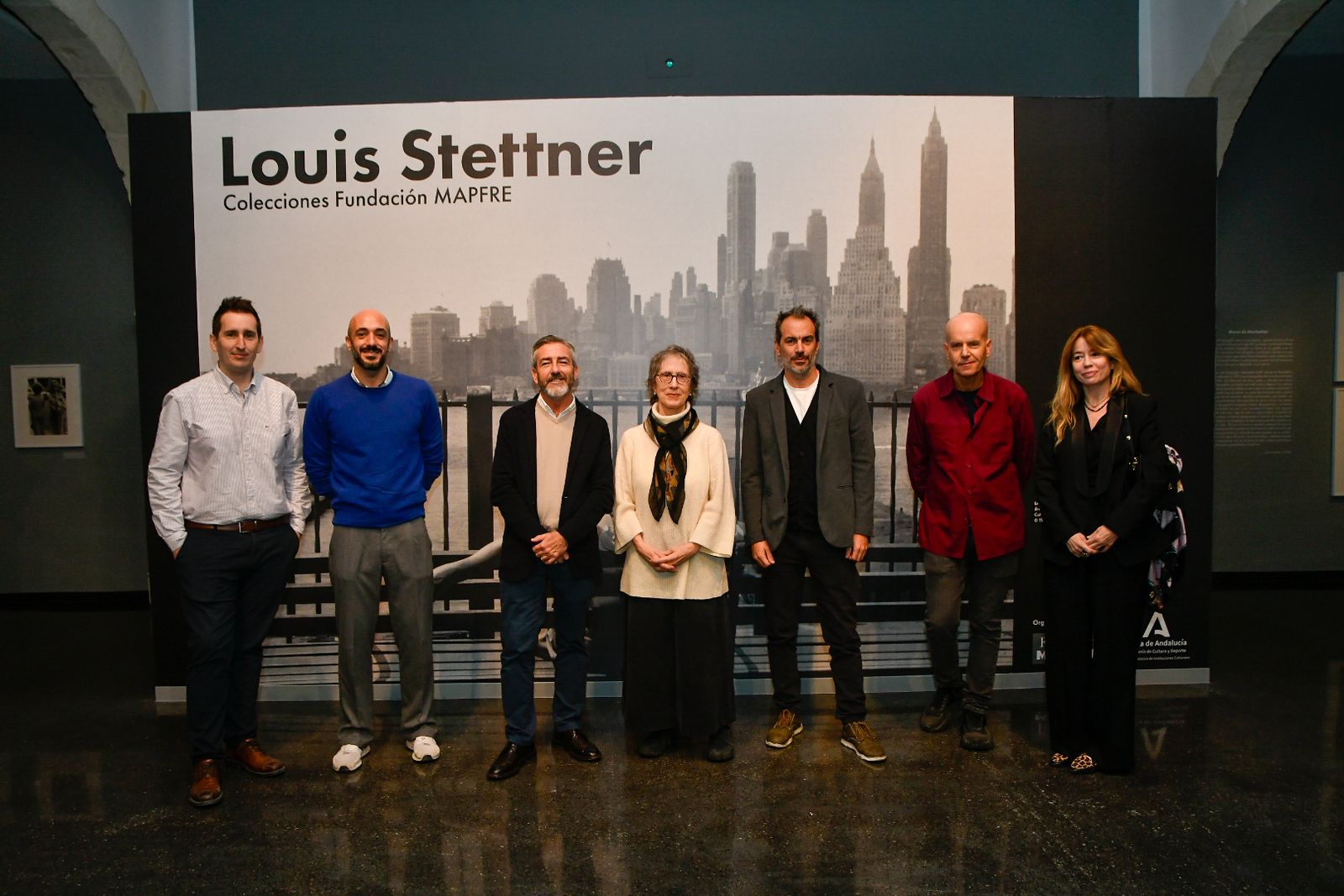 Acto de presentación de la exposición de Louis Stettner en el CAF.