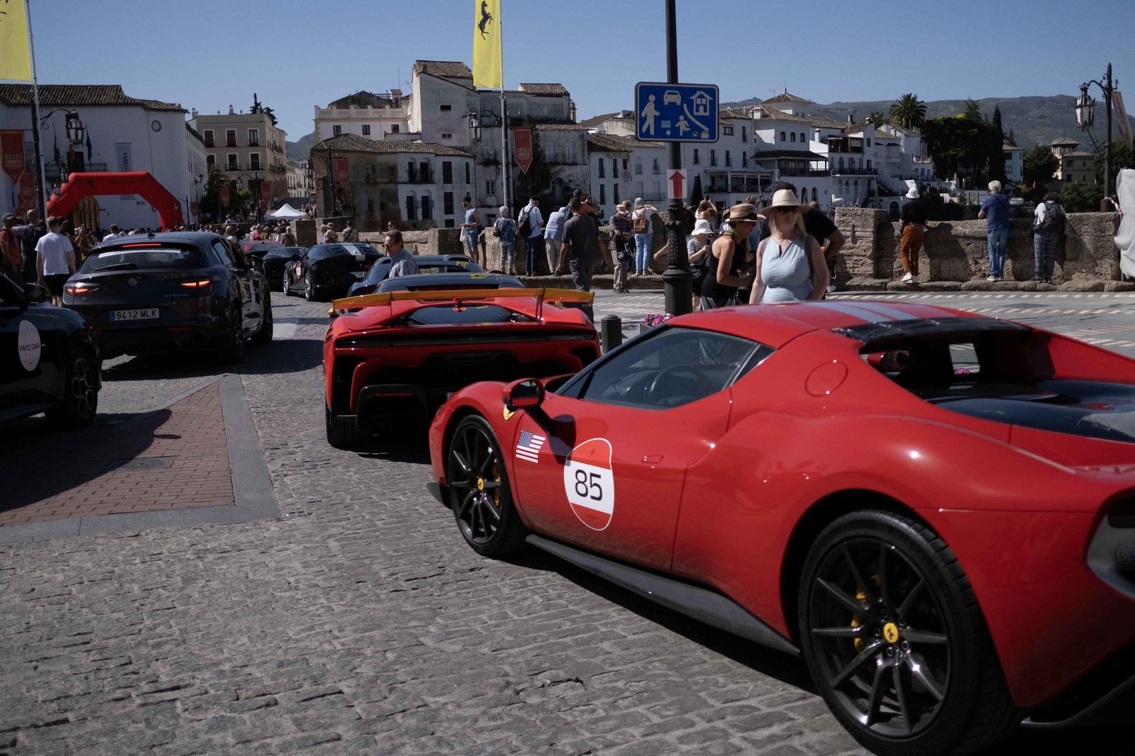 Ronda se llena de ferraris, en imágenes