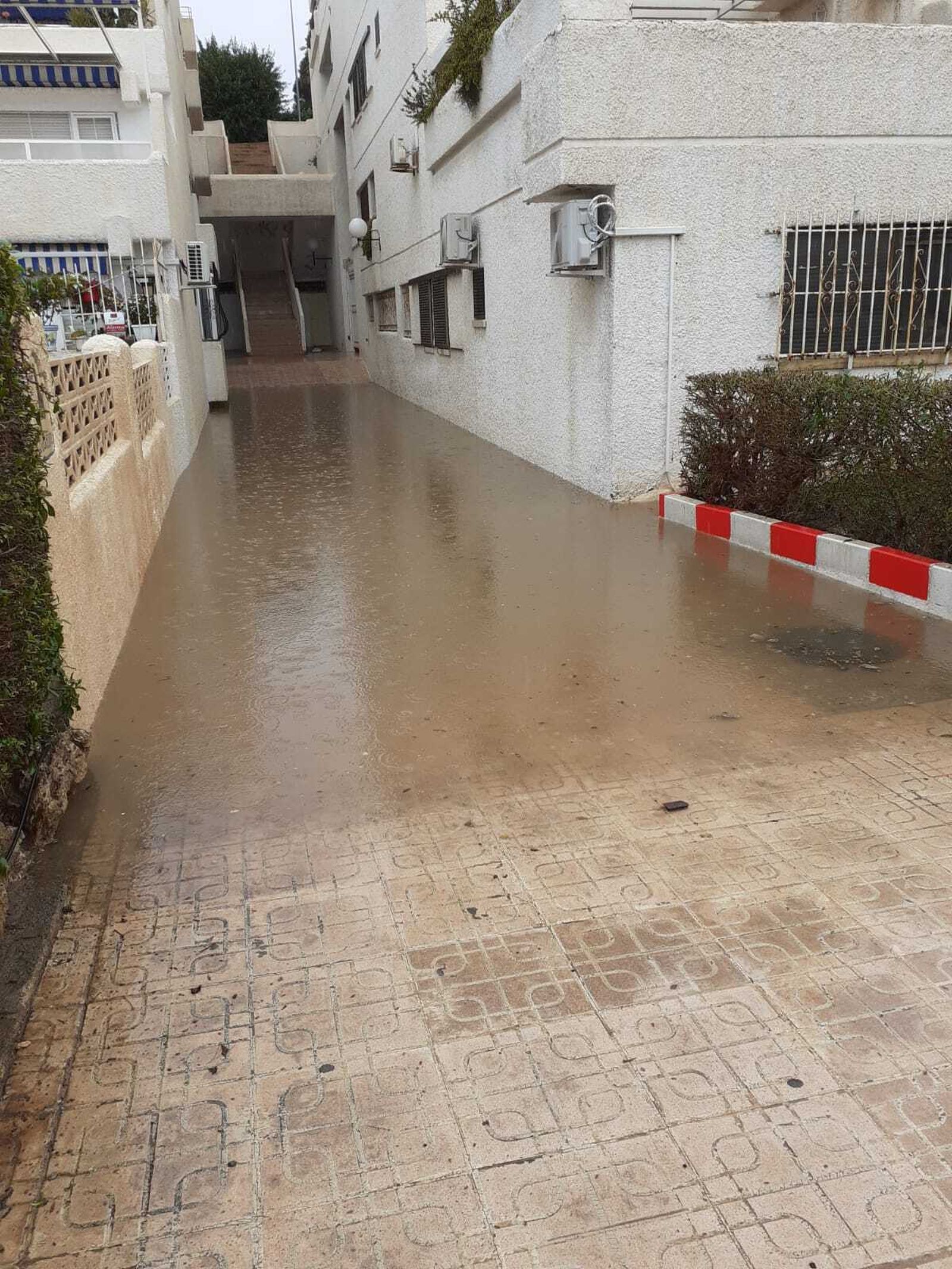 Entrada a la vivienda de Fortu Sánchez en Aguadulce.