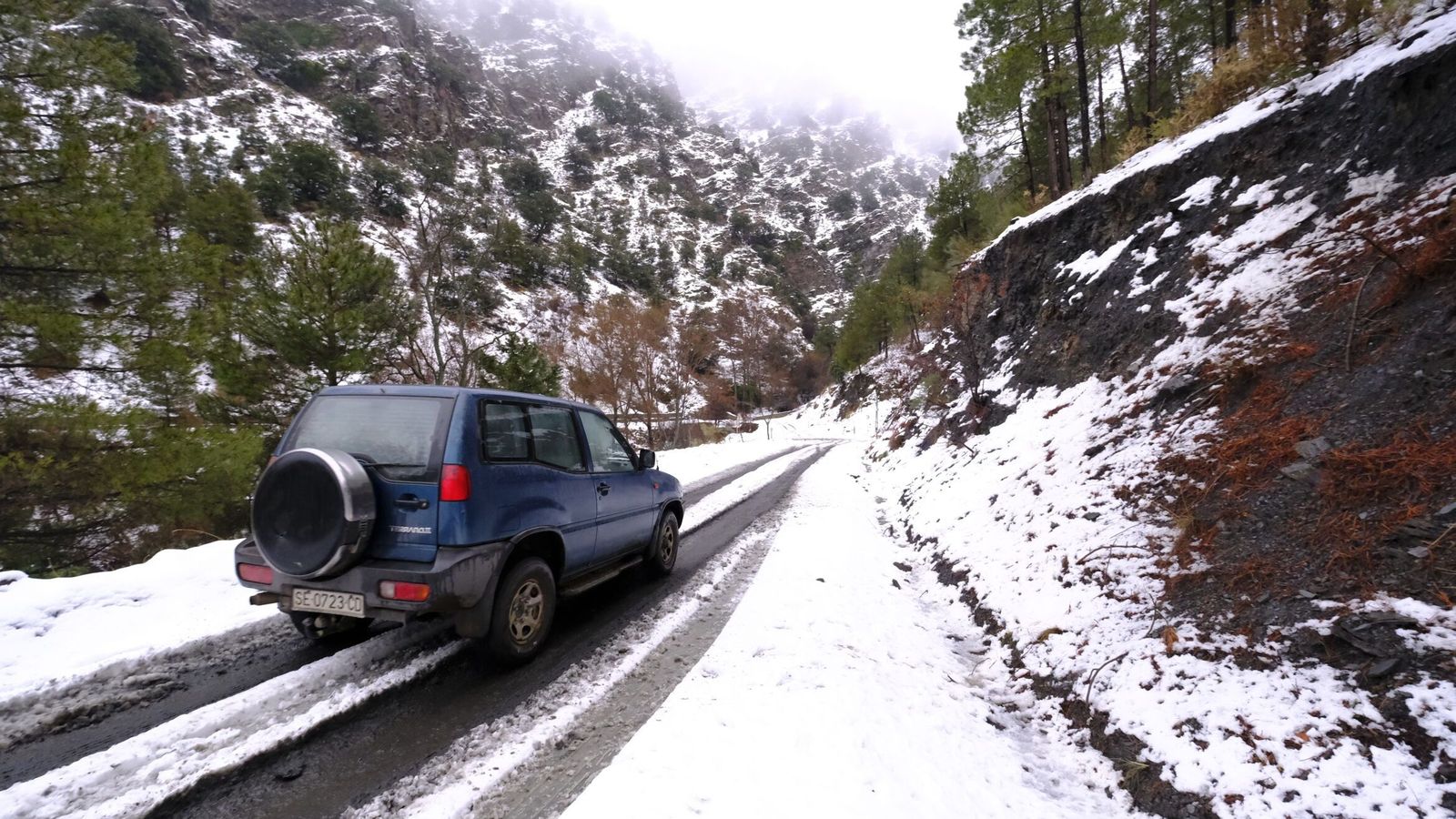 Temporal de nieve en el Puerto de La Ragua | Imagen de archivo
