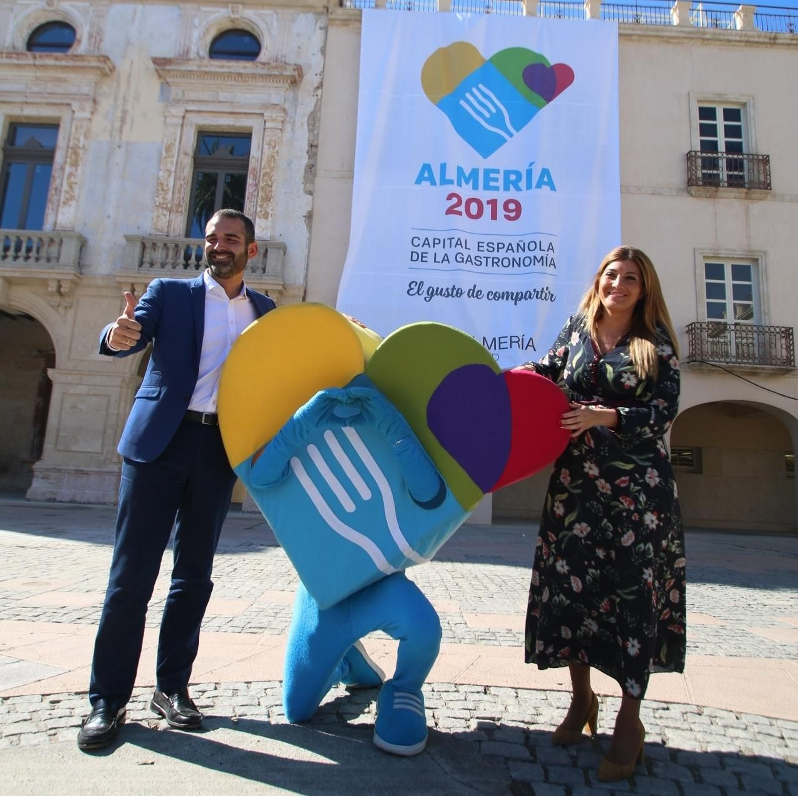El alcalde y la entonces concejala de Turismo nada más conocer la designación de Almería 2019
