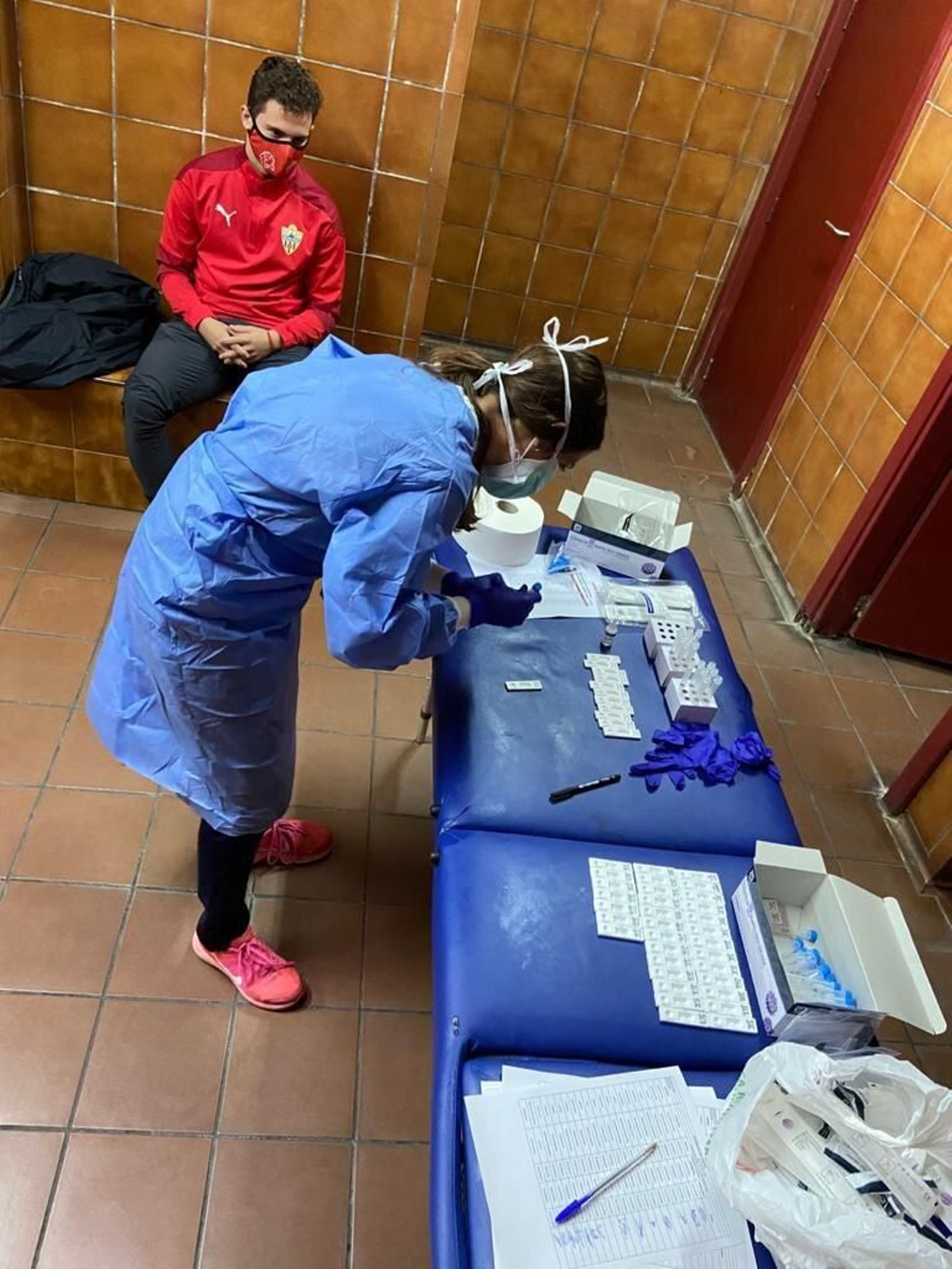 Filial y juveniles de la UDA pasaron los test este jueves.