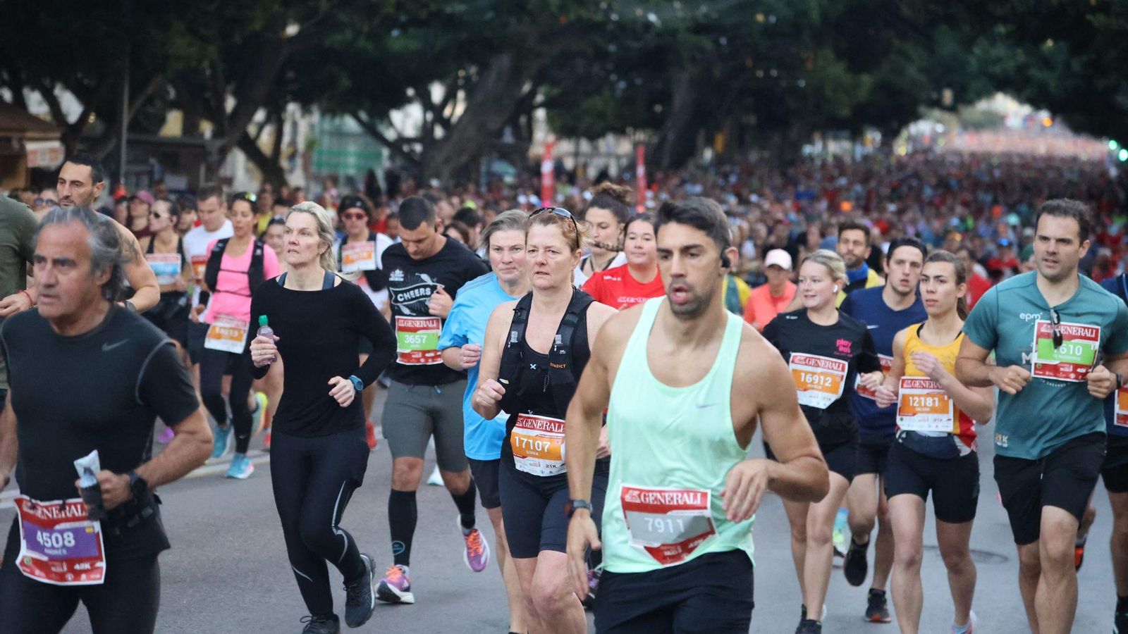 Las mejores fotos de la Maratón de Málaga 2024
