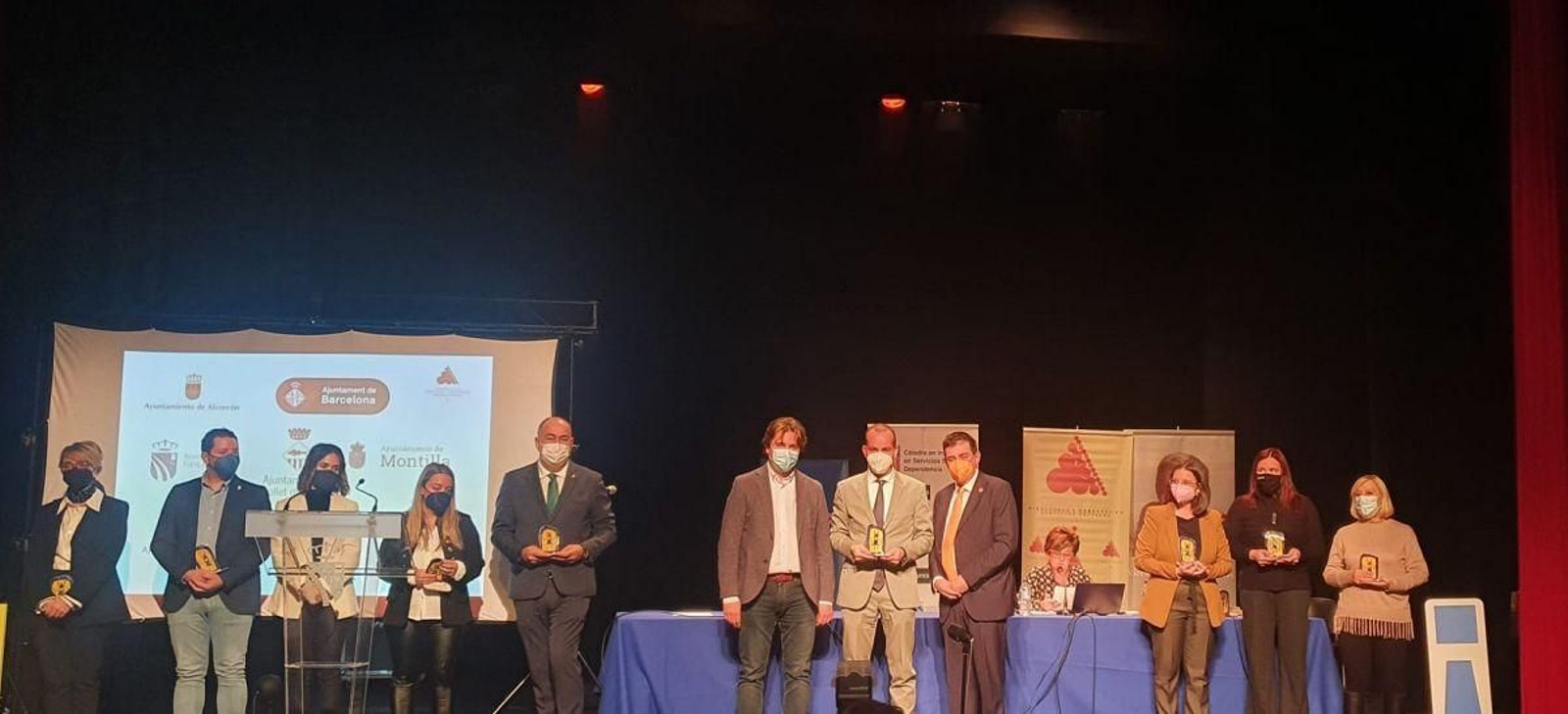 Entrega de los premios.