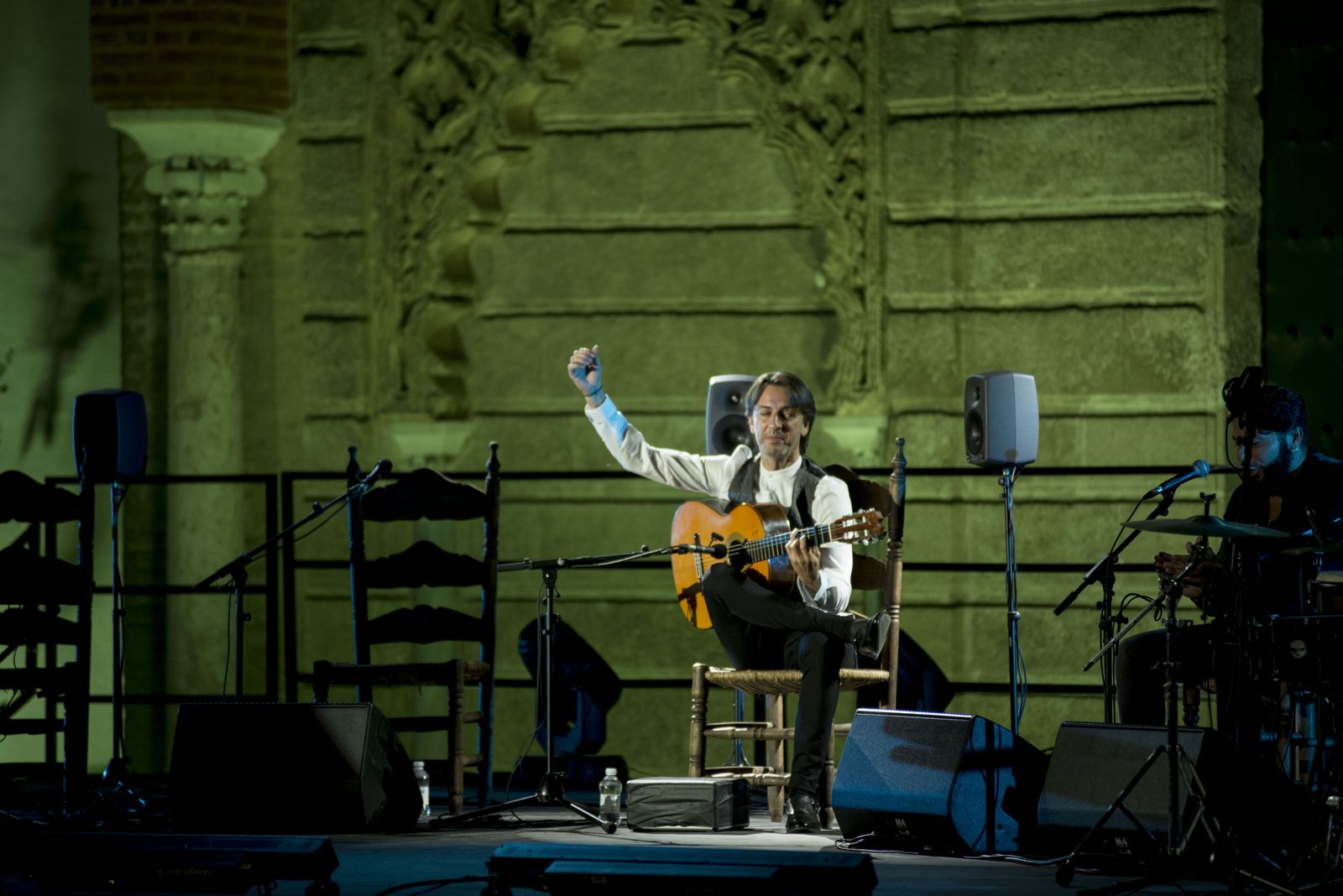 El guitarrista en la presentación de su álbum 'Mi clave' en el Alcázar.