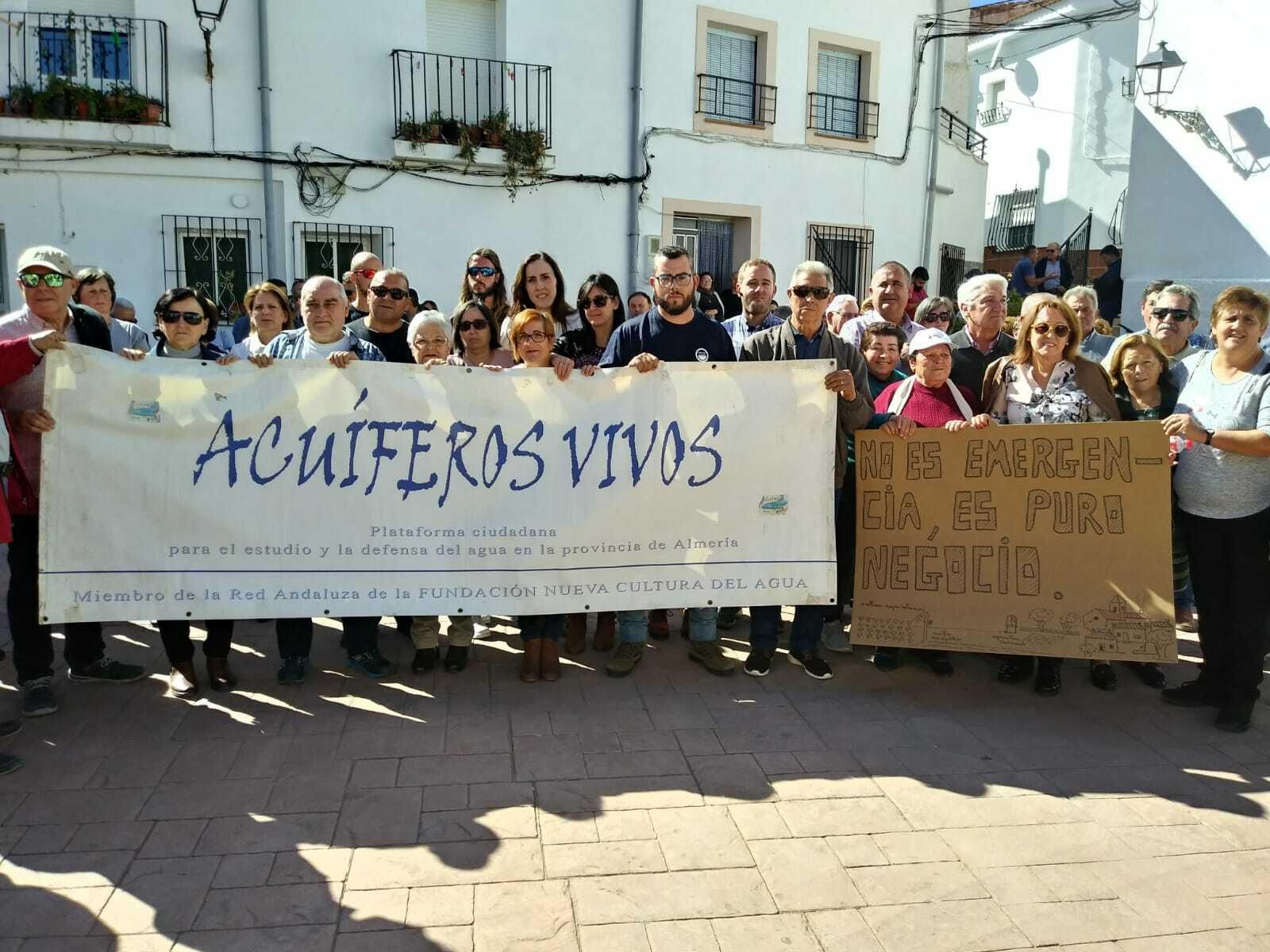 Denuncia por la ocupación de una  finca para los pozos de emergencia