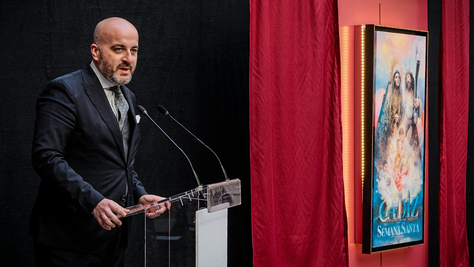 Pablo-Manuel Durio, pregonero de la Semana Santa de Cádiz de 2026.