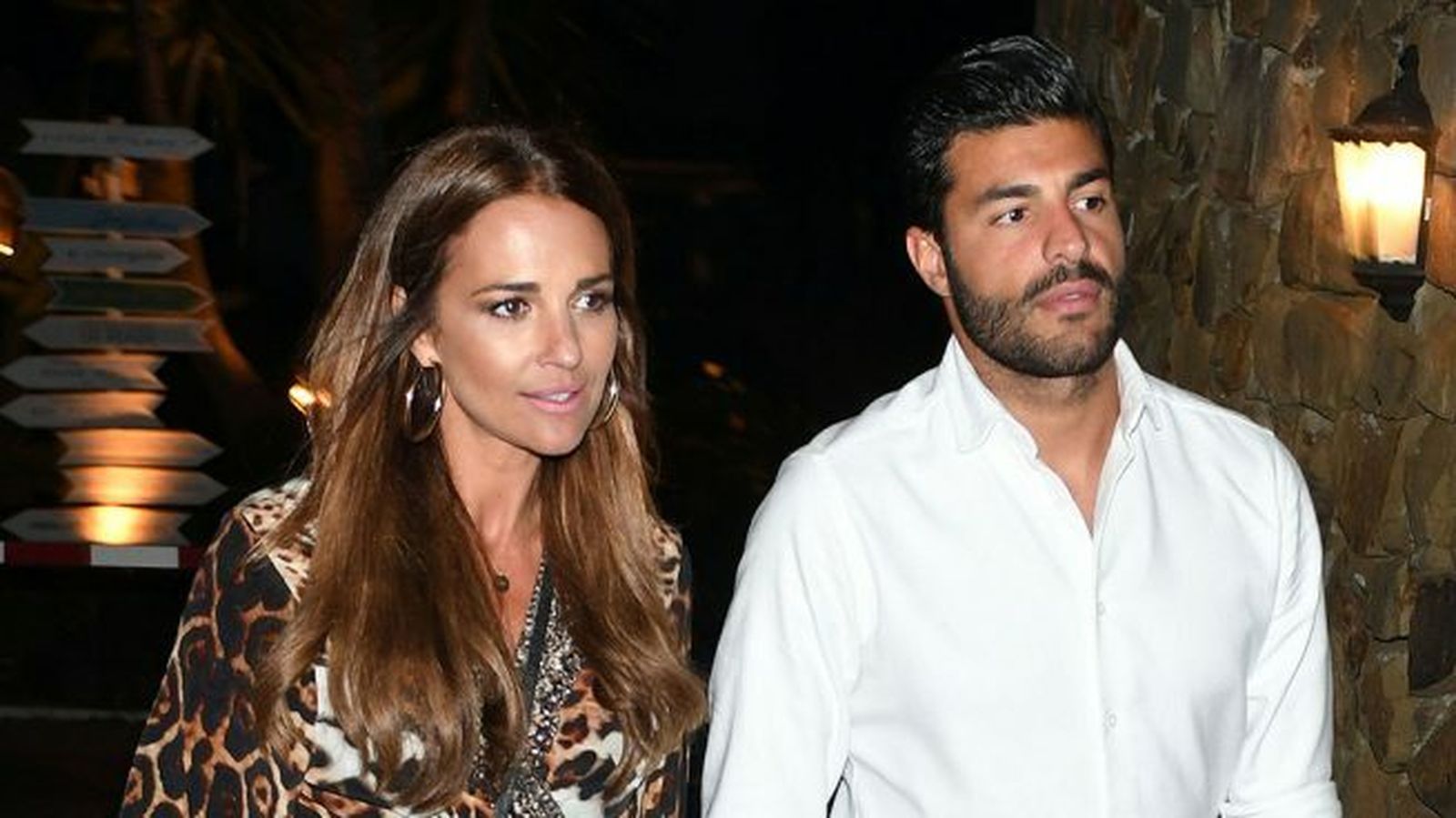 La pareja se encuentra de vacaciones en Italia.