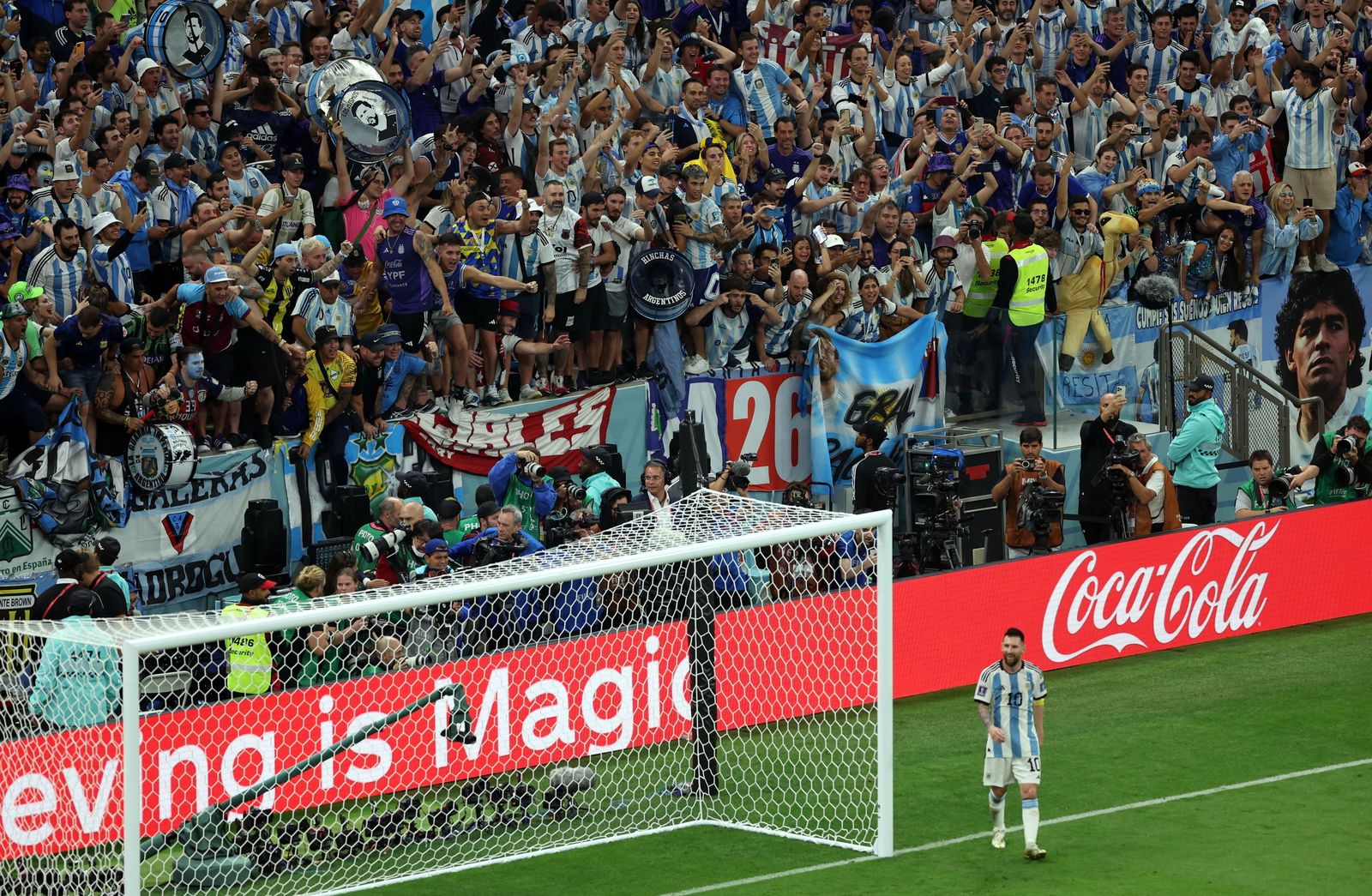 Las fotos de Messi contra Croacia