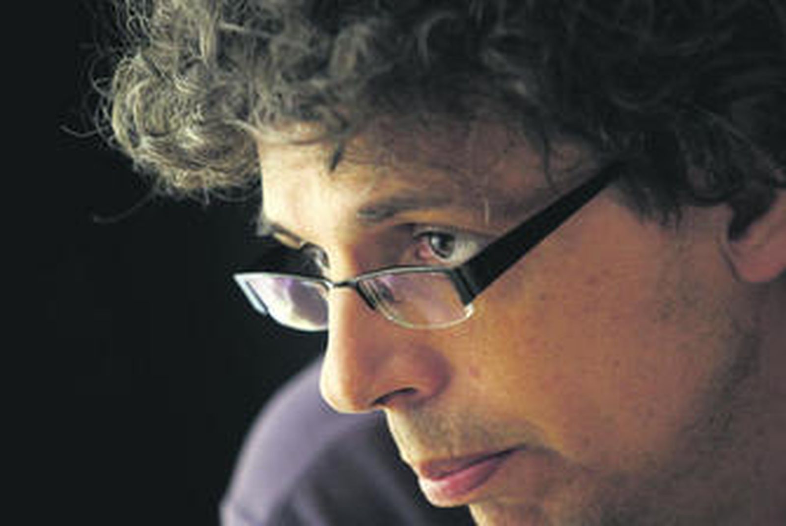 El cantautor Pedro Guerra, durante la entrevista celebrada esta semana en Málaga.