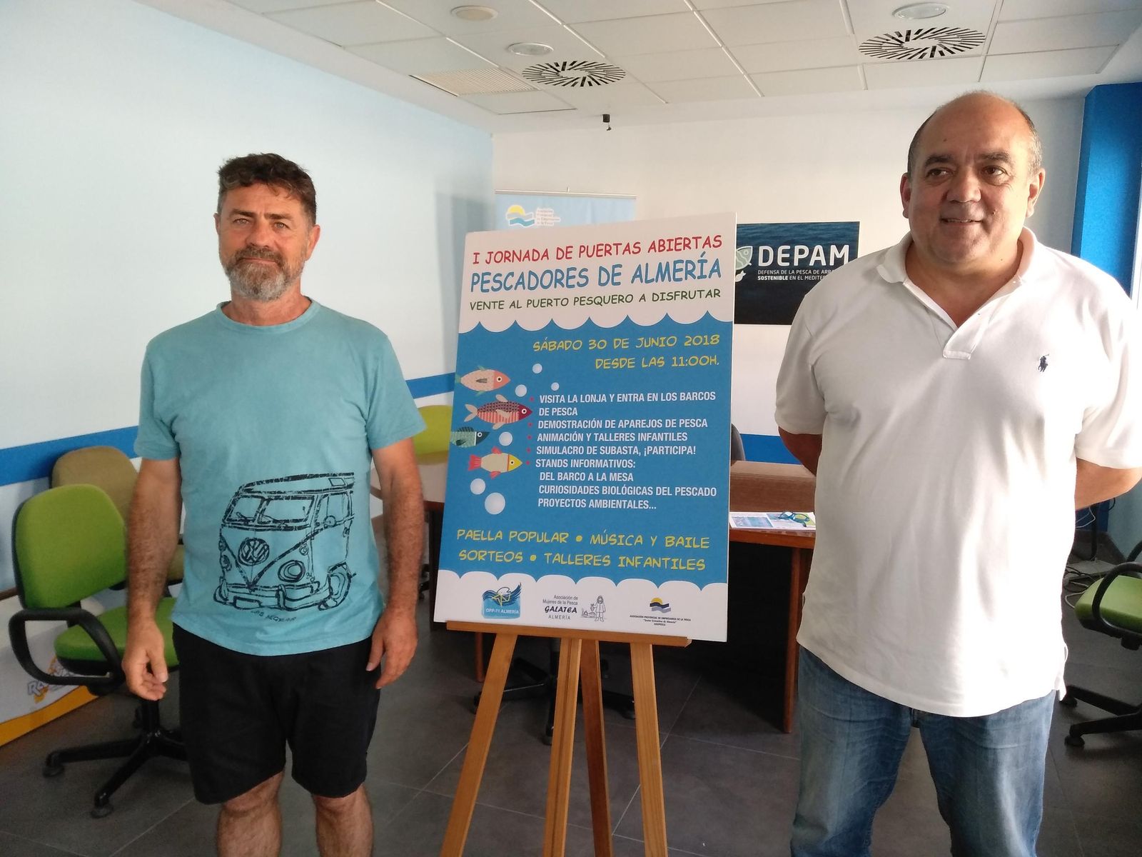 Presentación de la primera jornada de puertas abiertas en la lonja.