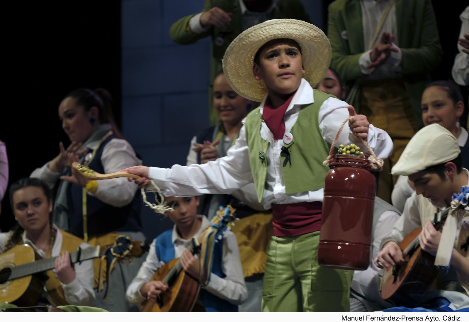 El primer coro de la final, 'En tus cinco esquinas'