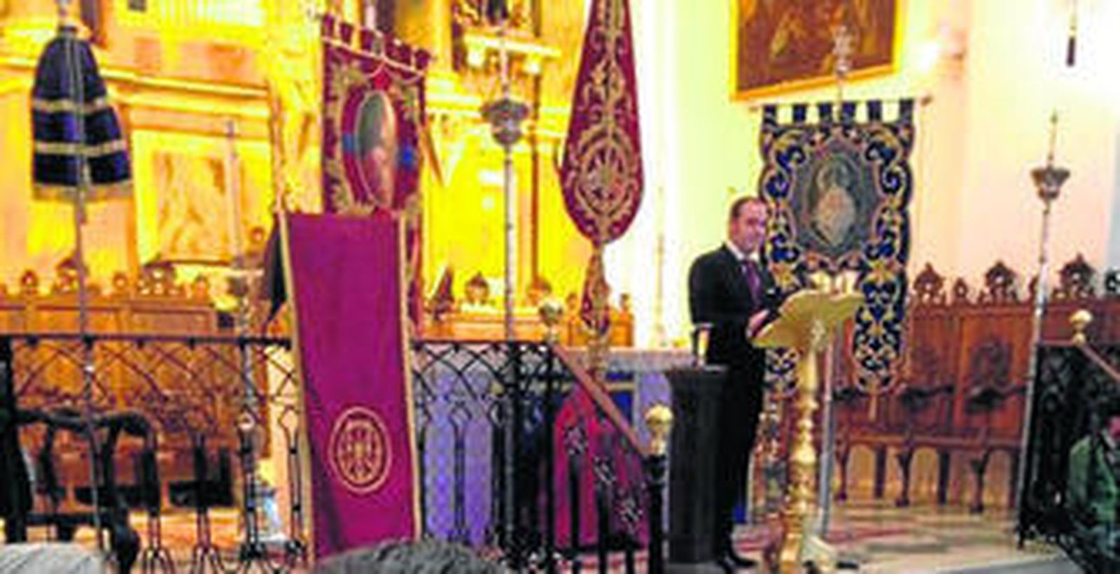 Un momento del acto celebrado ayer en la parroquia Santa María La Coronada.