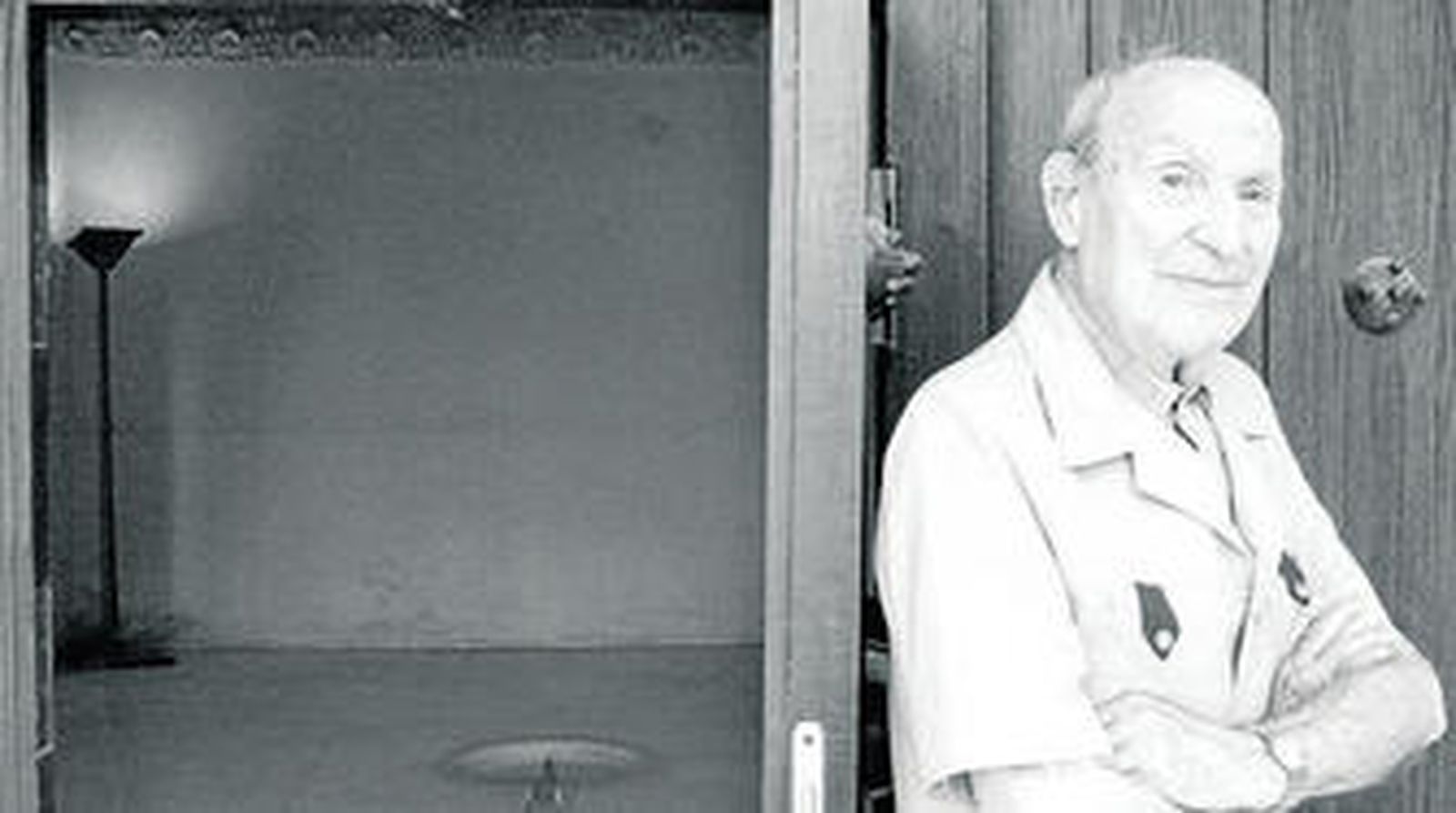 Vicente, en una visita a la Fundación Ayala en 2007.