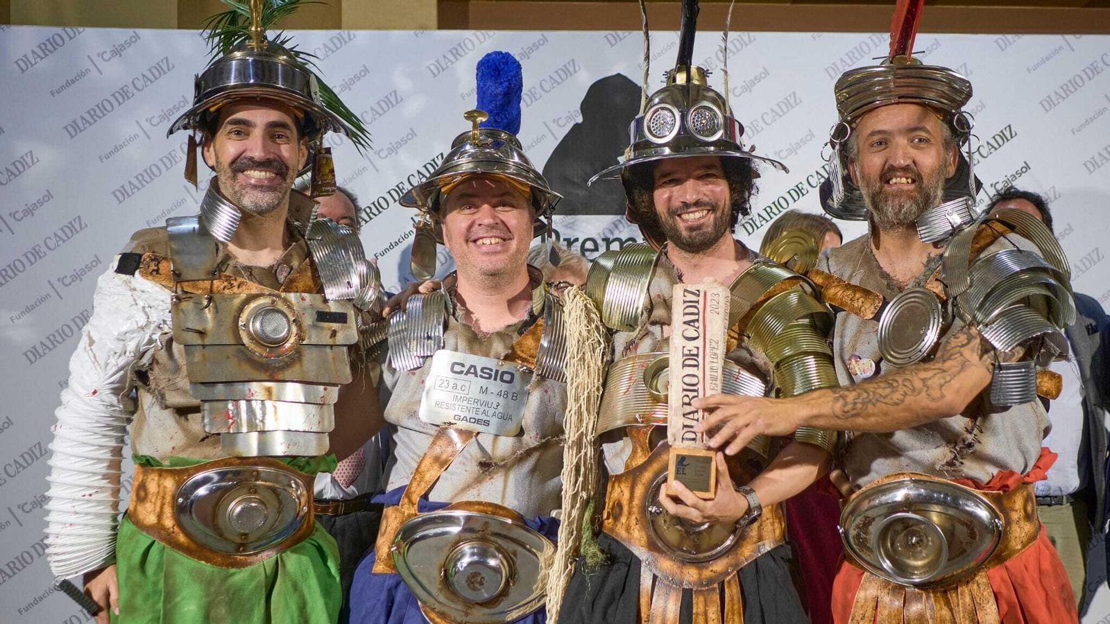 El cuarteto 'Escuela Taller de Gladiadores El Pópulo' recoge el VII Premio Emilio López.