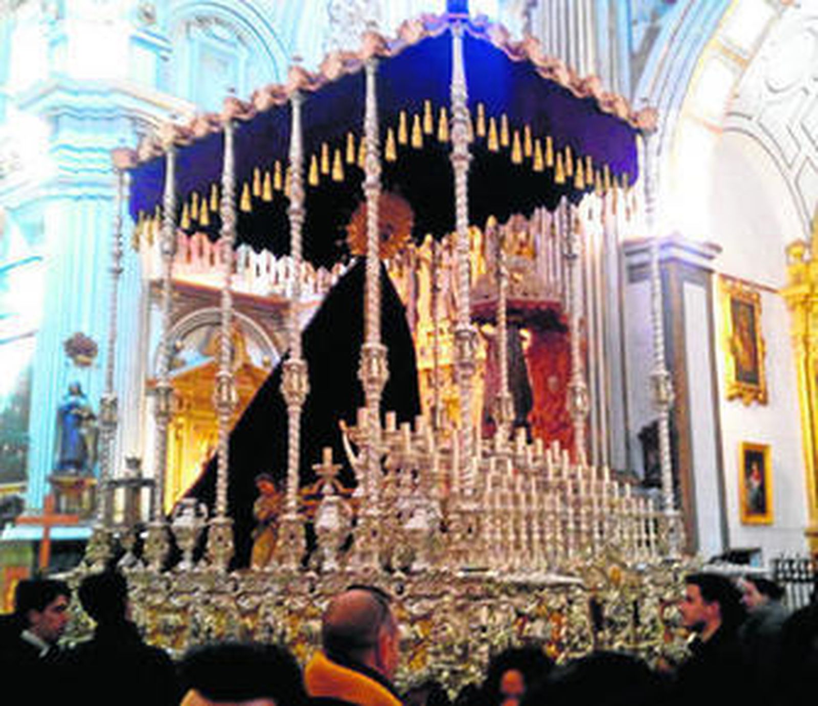 El paso de palio se presentó el pasado lunes.