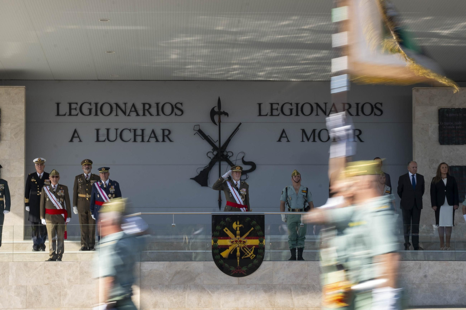 Así conmemora el día de la Inmaculada Concepción la Brigada de la Legión en Almería y despide al contingente que parte a Eslovaquia