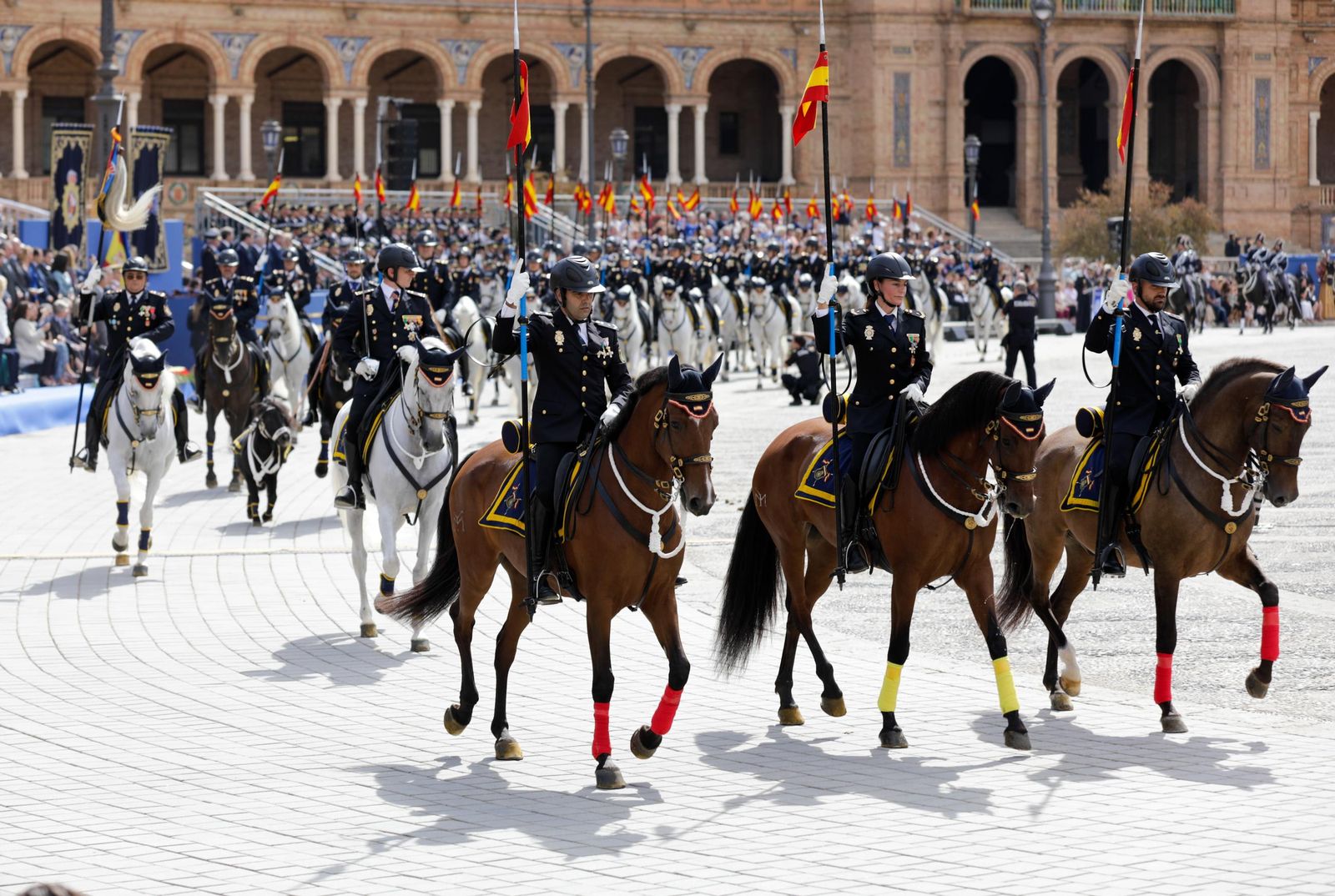Plaza de España. Día de la Policía Nacional