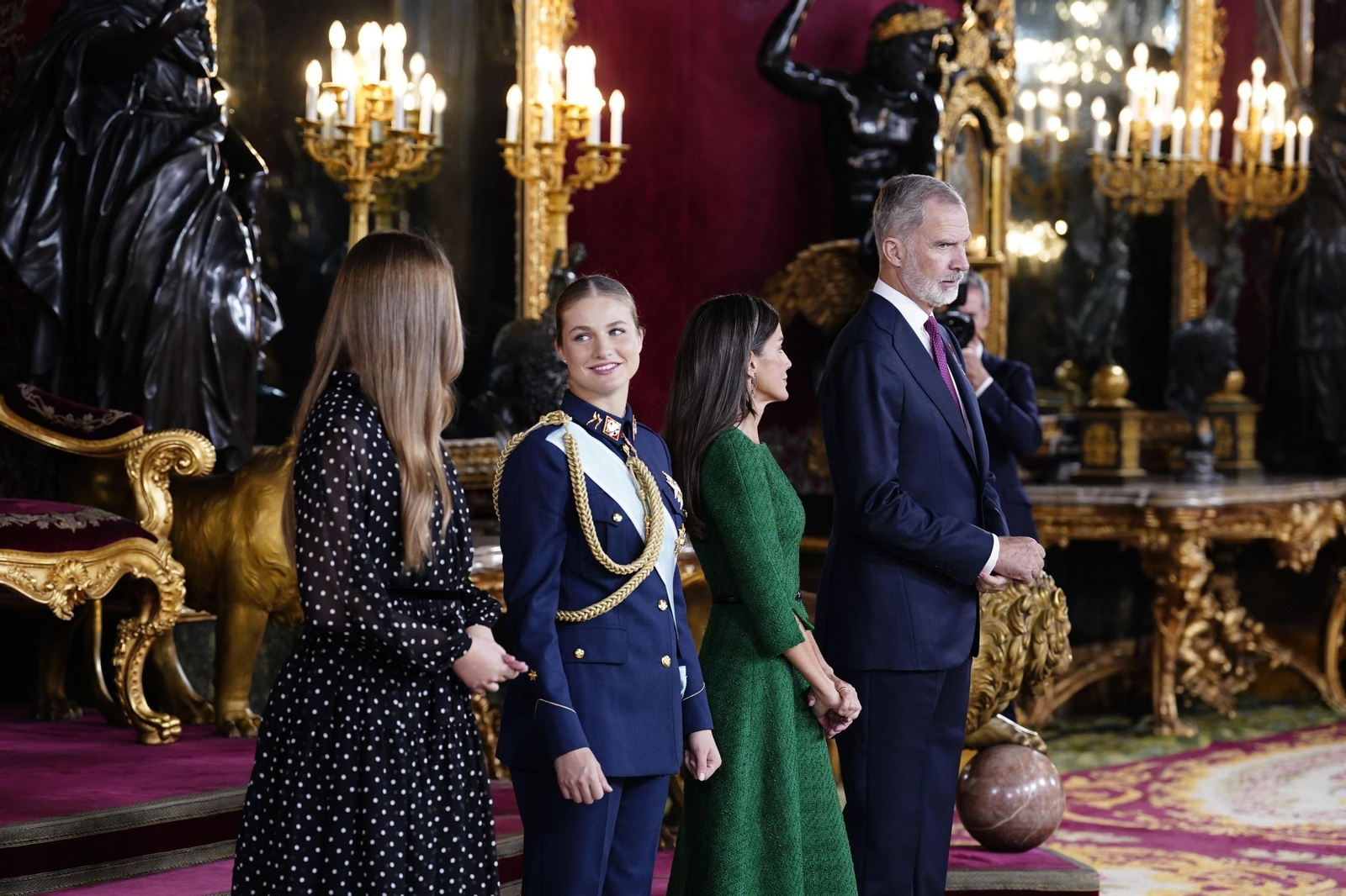 Las fotos de la recepción del Rey por el 12 de octubre