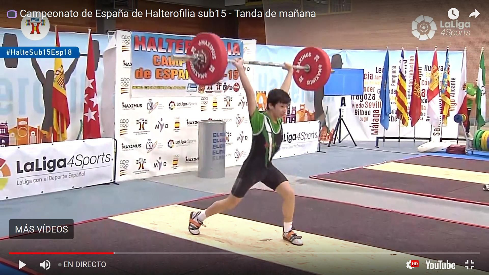 El joven isleño Daniel Elbaz, campeón de España en halterofilia