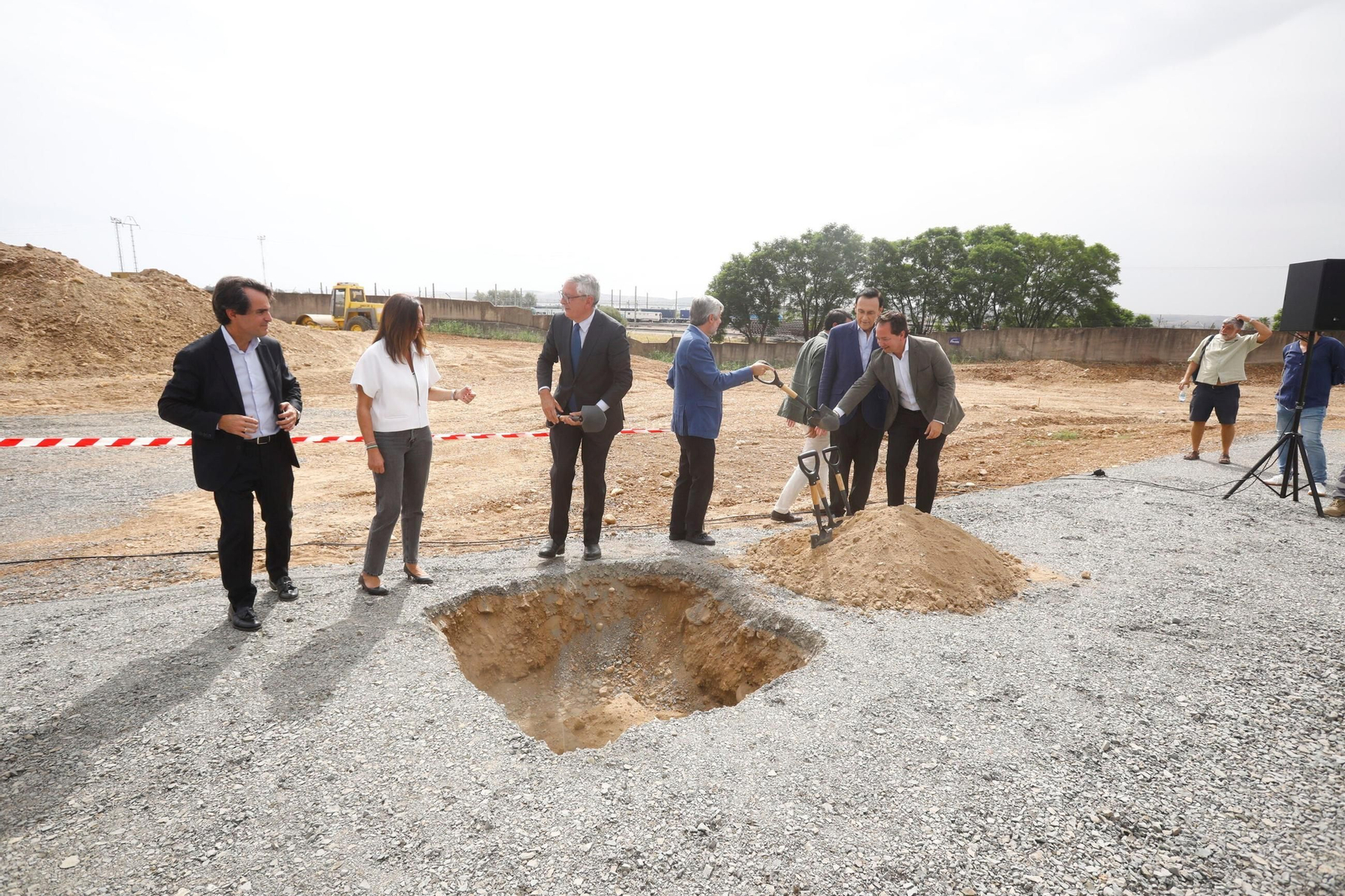 El inicio de las obras de la tercera fase del parque logístico de Córdoba, en imágenes