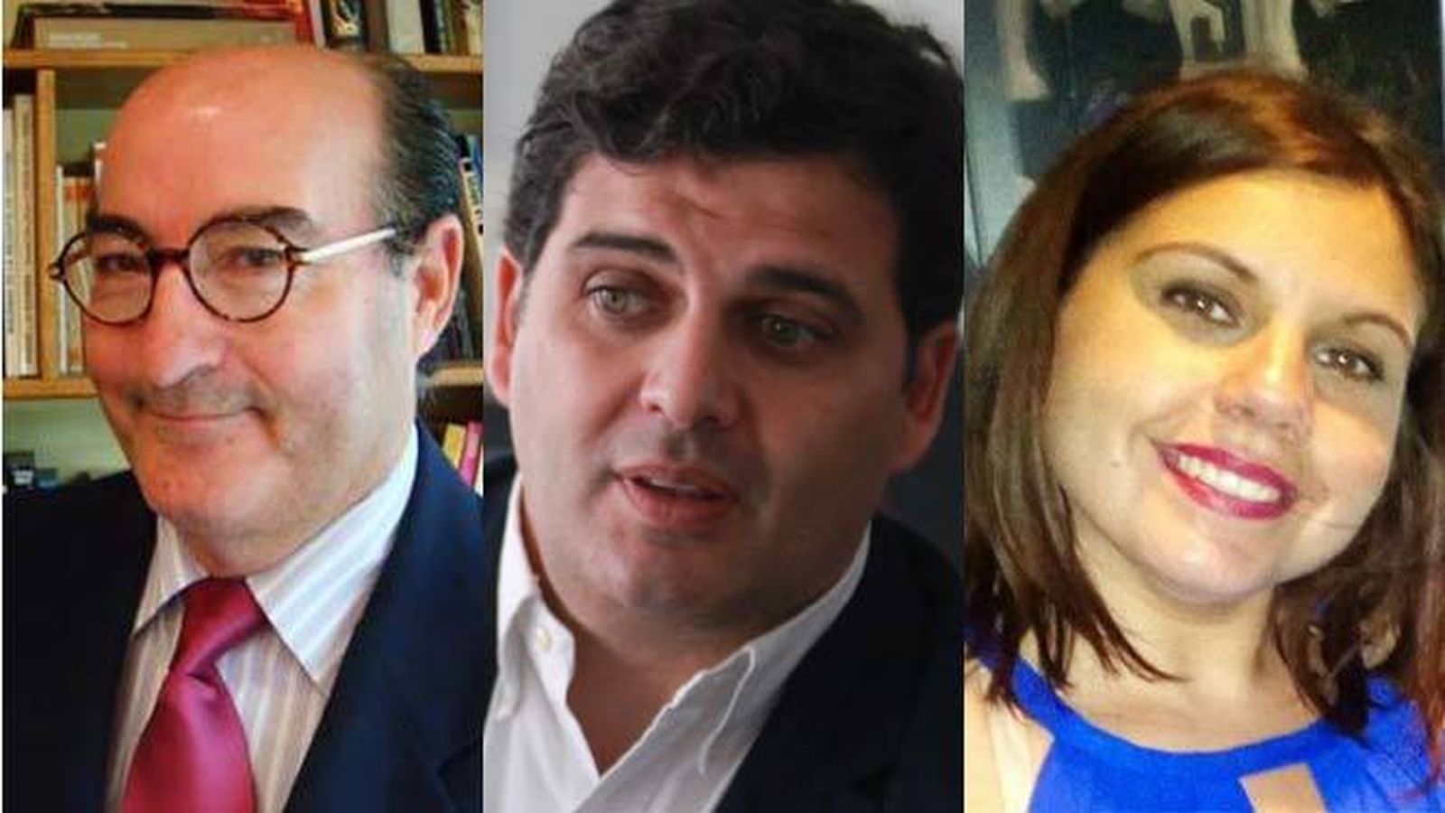 De izquierda a derecha, Pascual Castilla, Rafael Contreras y Montserrat Leiva.