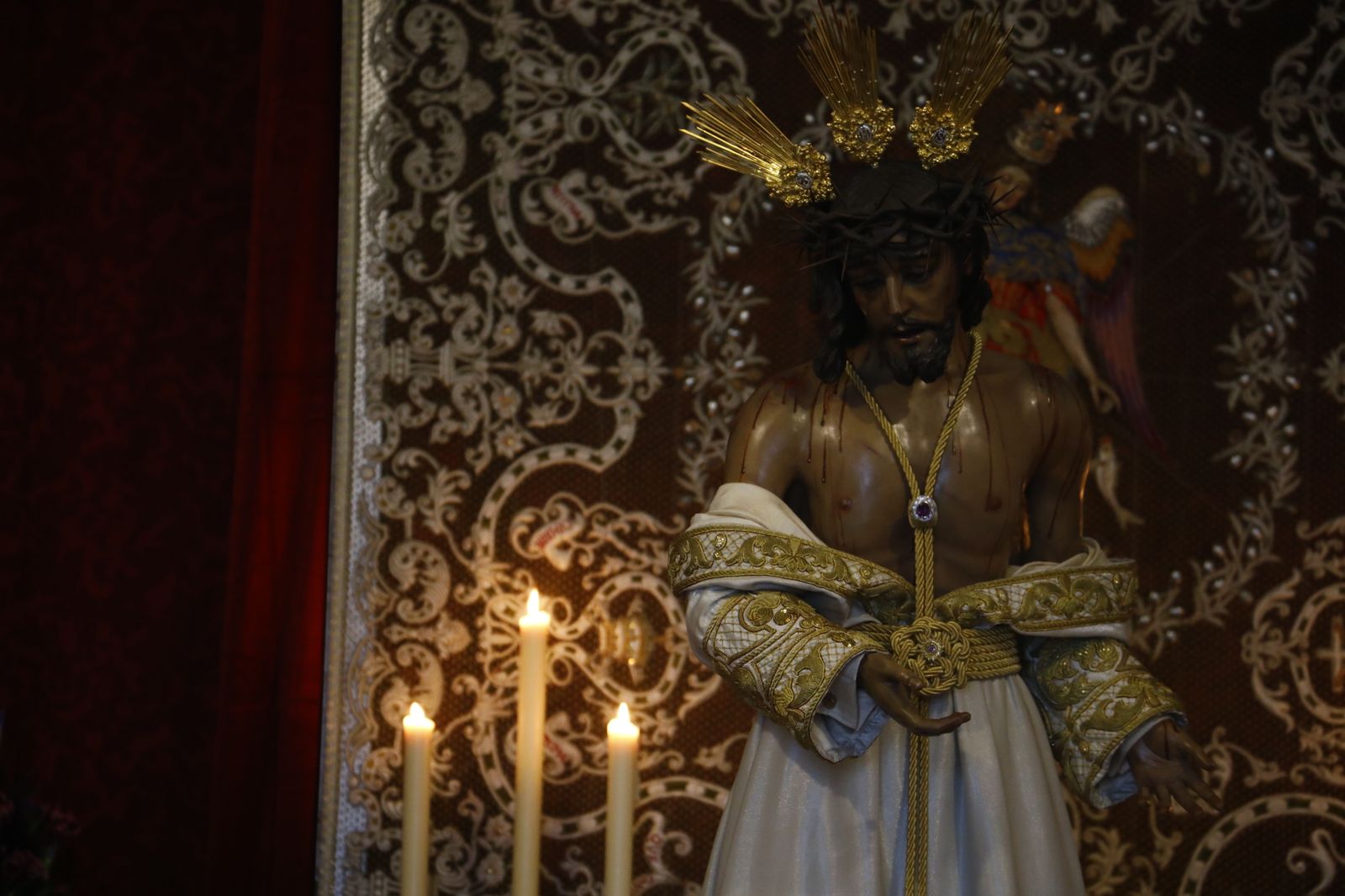 El besapiés el Señor de la Humildad y Paciencia de Córdoba, en imágenes