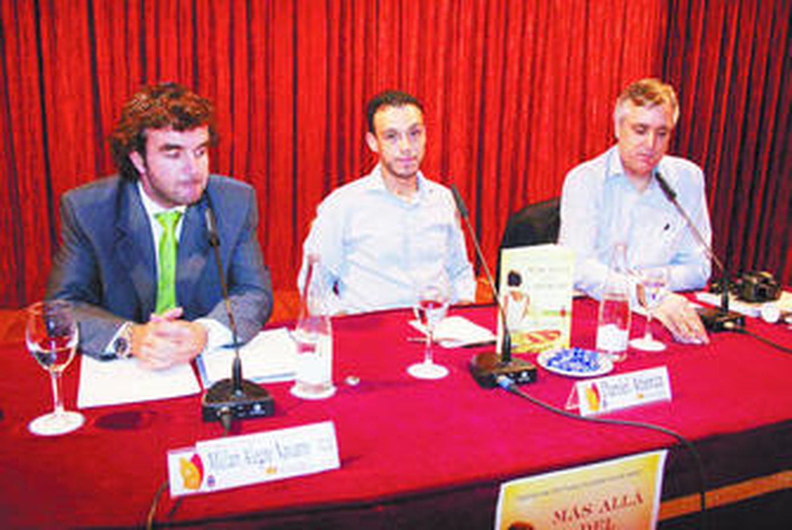 Un momento de la presentación del libro de David Atienza.