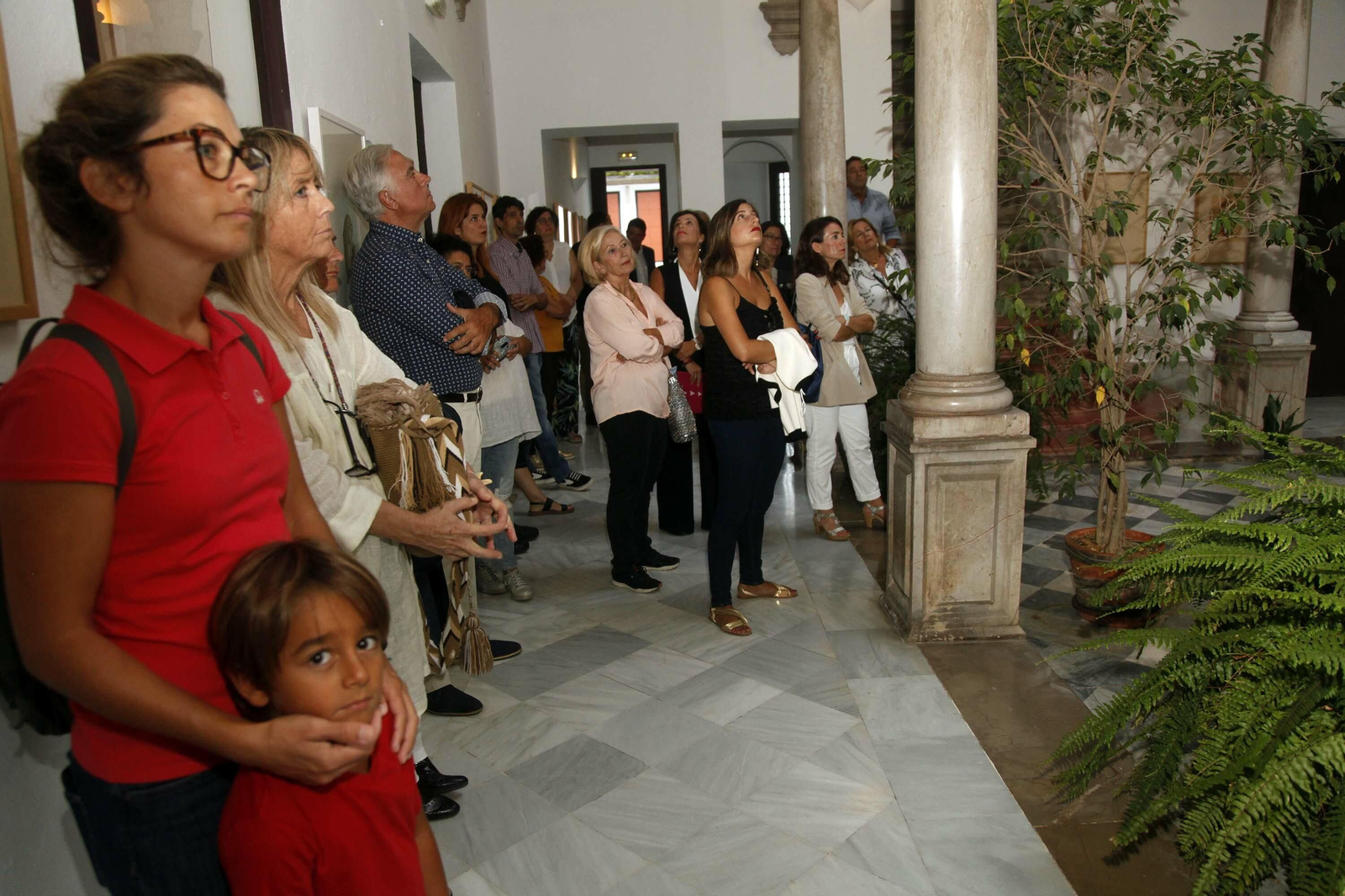 Imágenes de la visita a la Casa Grande de Ayamonte en la Semana Internacional de la Arquitectura