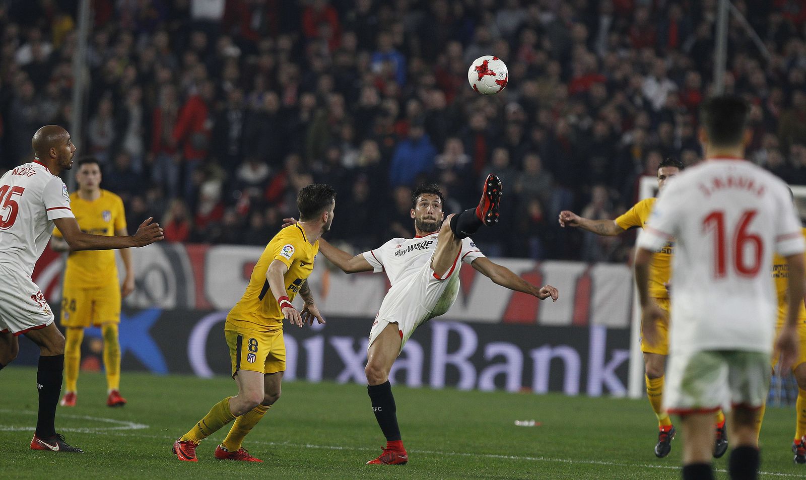 El Sevilla FC-Atlético de Madrid de Copa, en imágenes