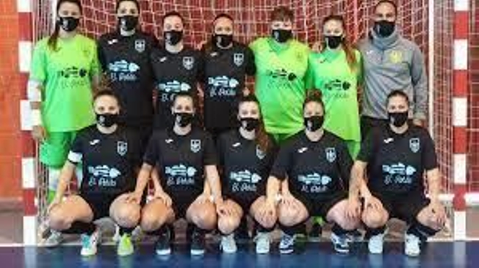 Formación del Cádiz FSF en un partido de esta temporada.
