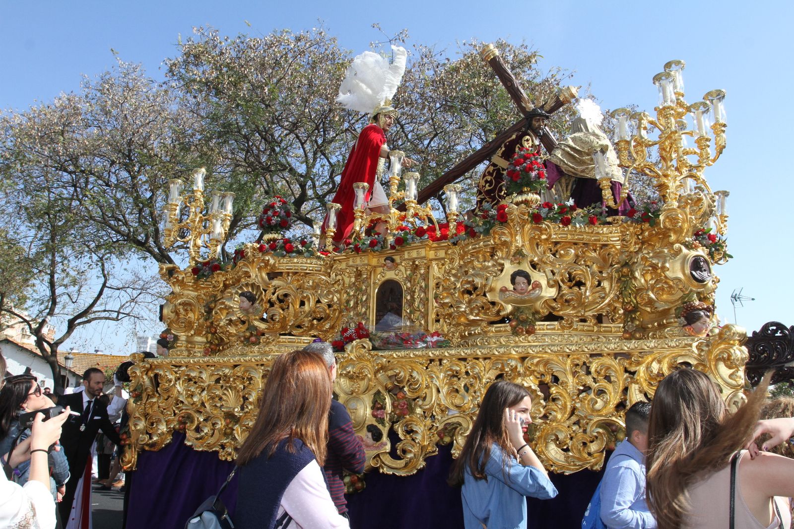 Imágenes de las Tres Caídas. Lunes Santo.