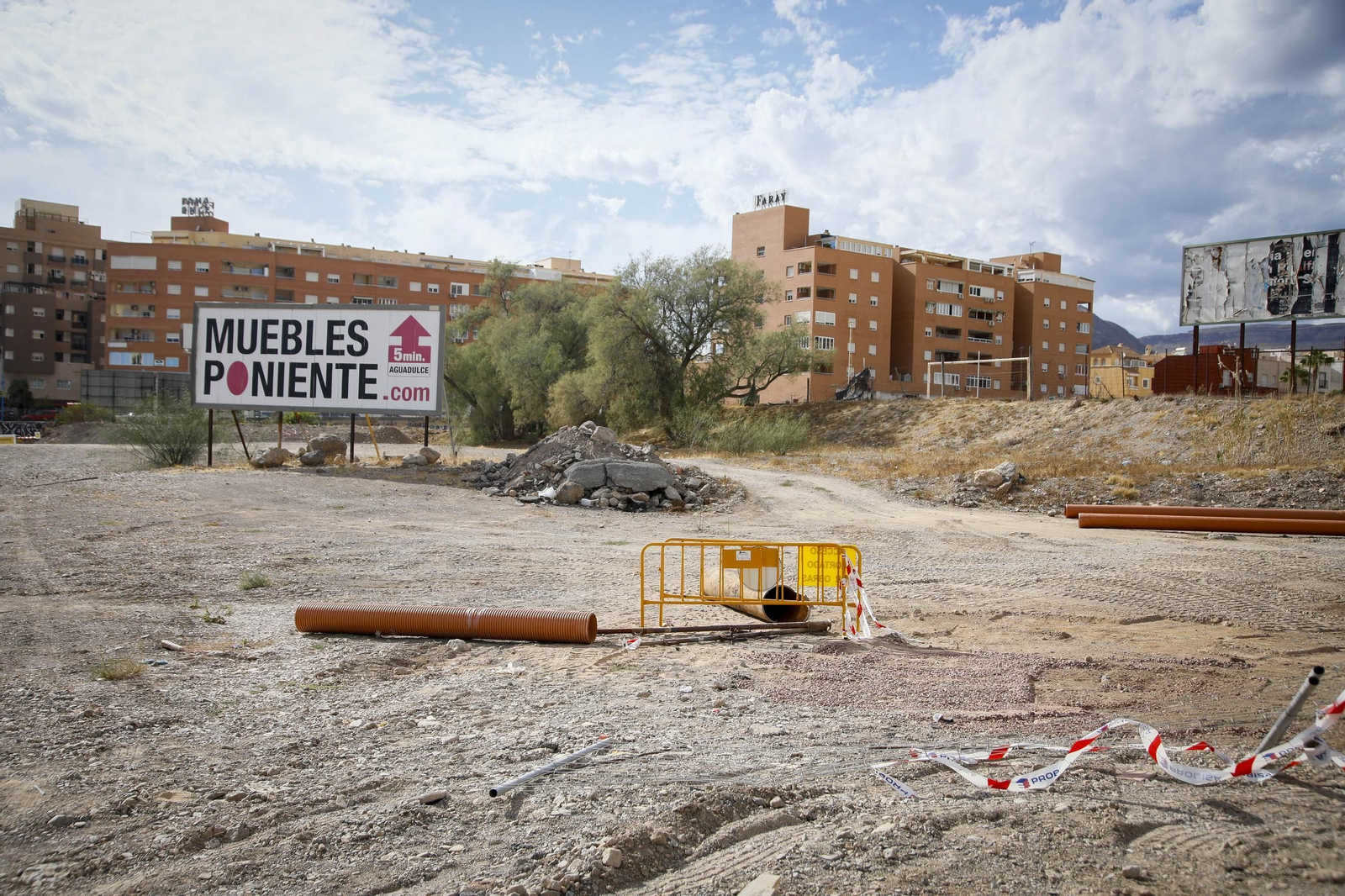 Te contamos en imágenes como avanzan las obras de la rambla de San Antonio en Aguadulce