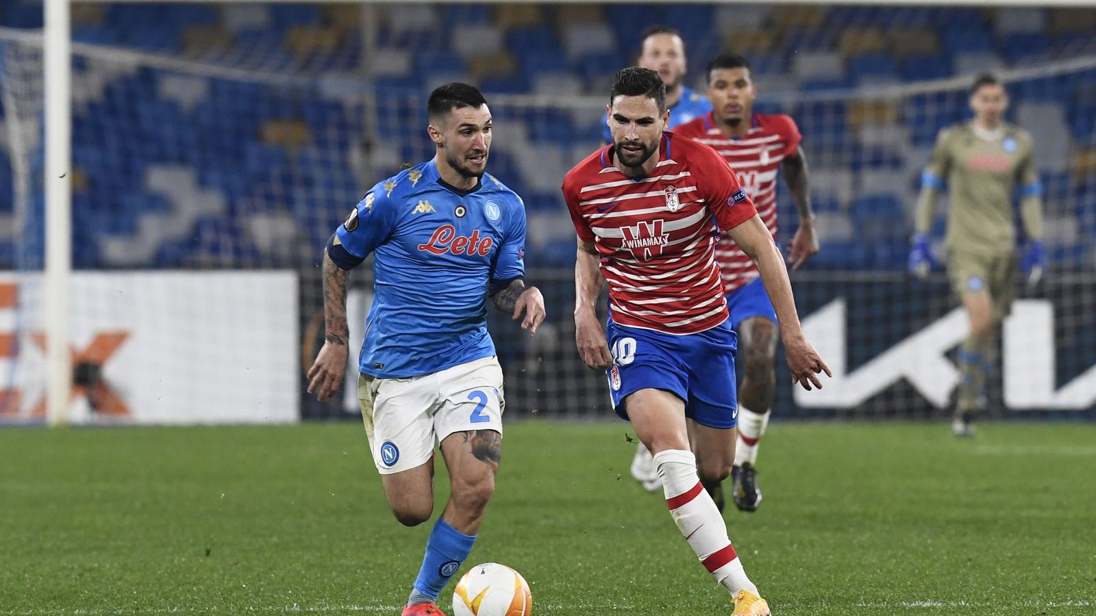 Puertas salió de inicio para suplir a Machís.