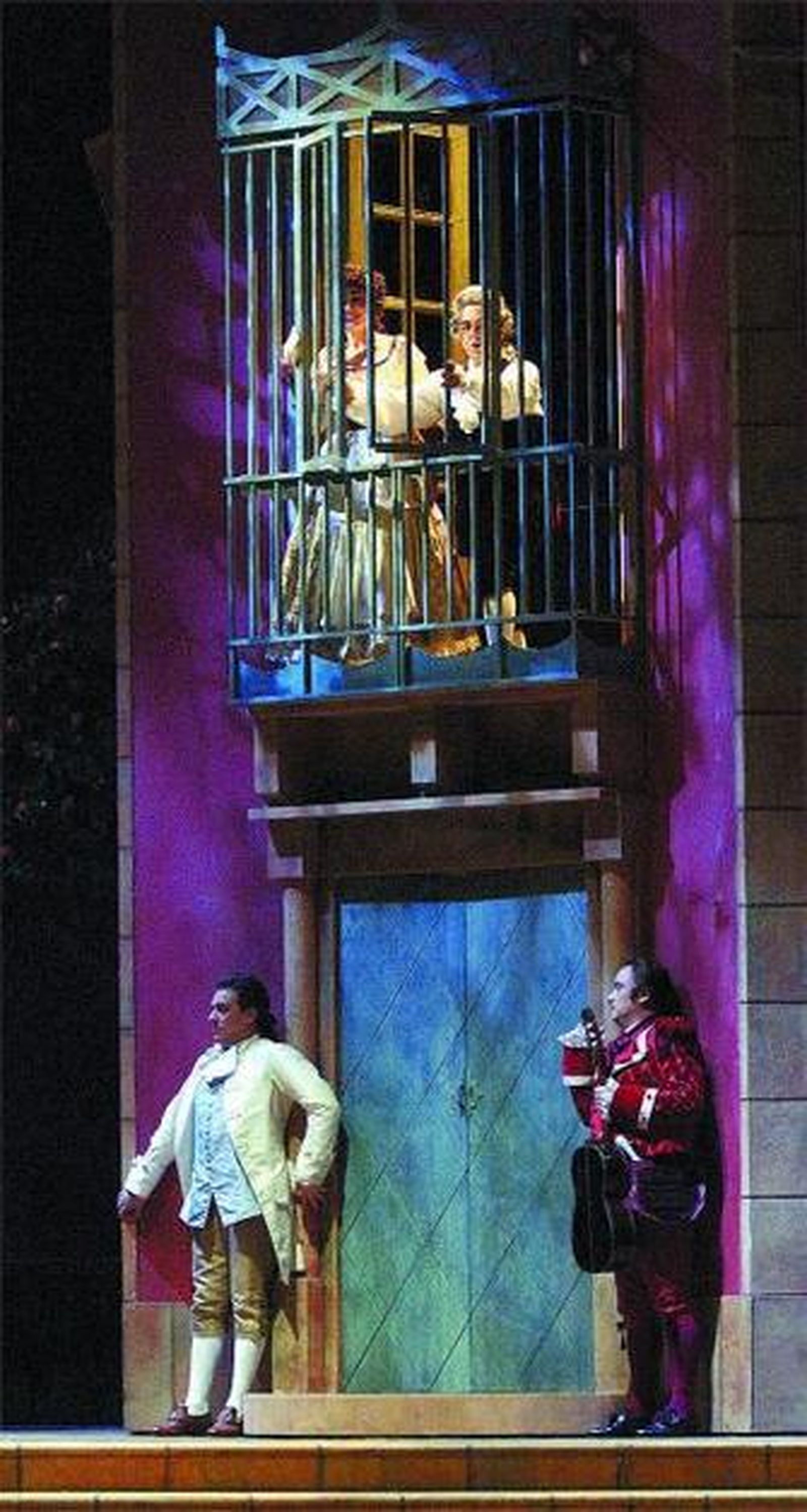 Representación de 'El barbero de Sevilla' en La Fenice, días atrás.