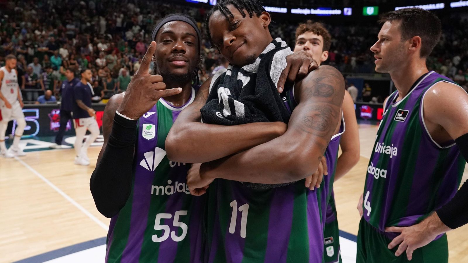 El Unicaja-Baskonia, en fotos