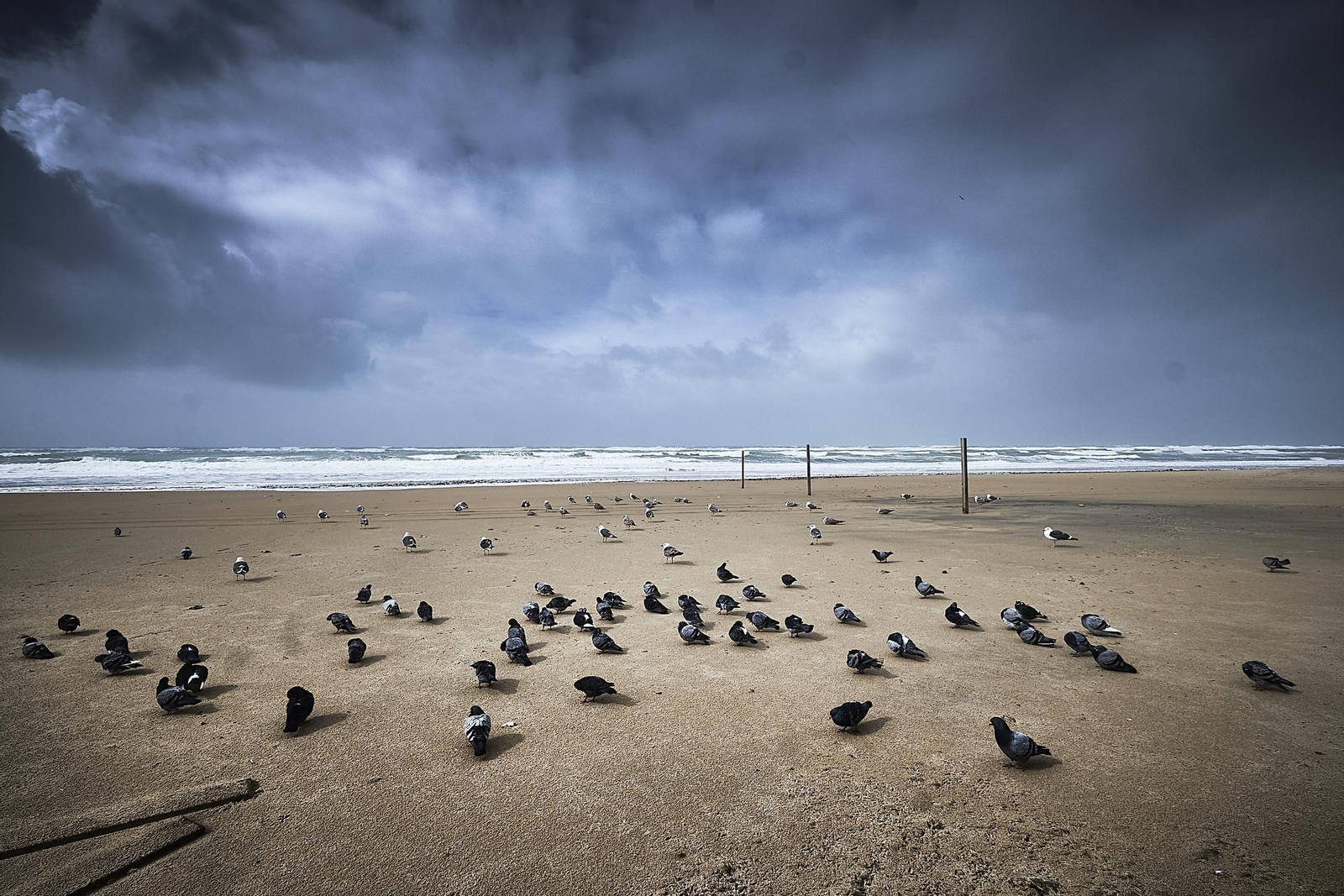 Efectos del temporal en Cádiz