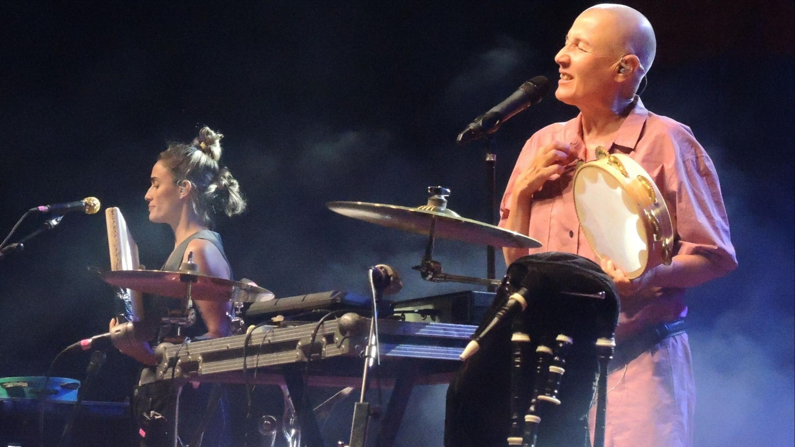 Mercedes Peón en el festival Parapanda Folk de Íllora