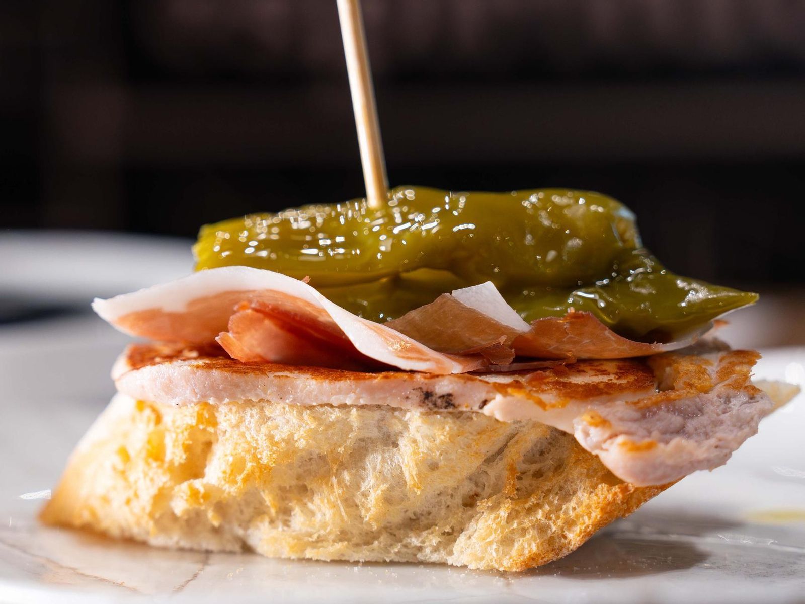 Las tapas en d´Platos son atractivas y deliciosas.