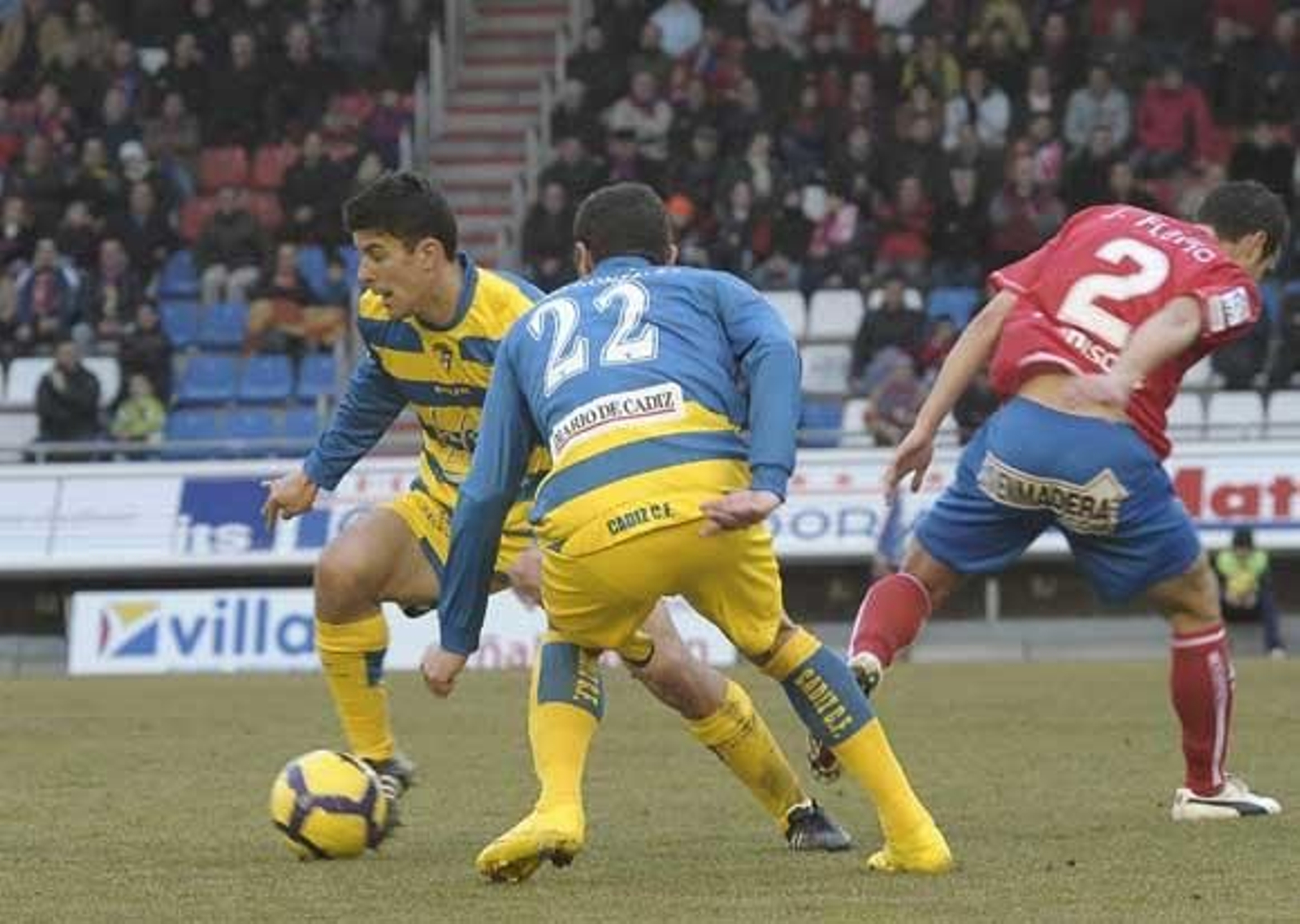 El Cádiz se lleva los tres puntos en Los Pajaritos en el primer triunfo de Víctor Espárrago como entrenador amarillo

Foto: LOF