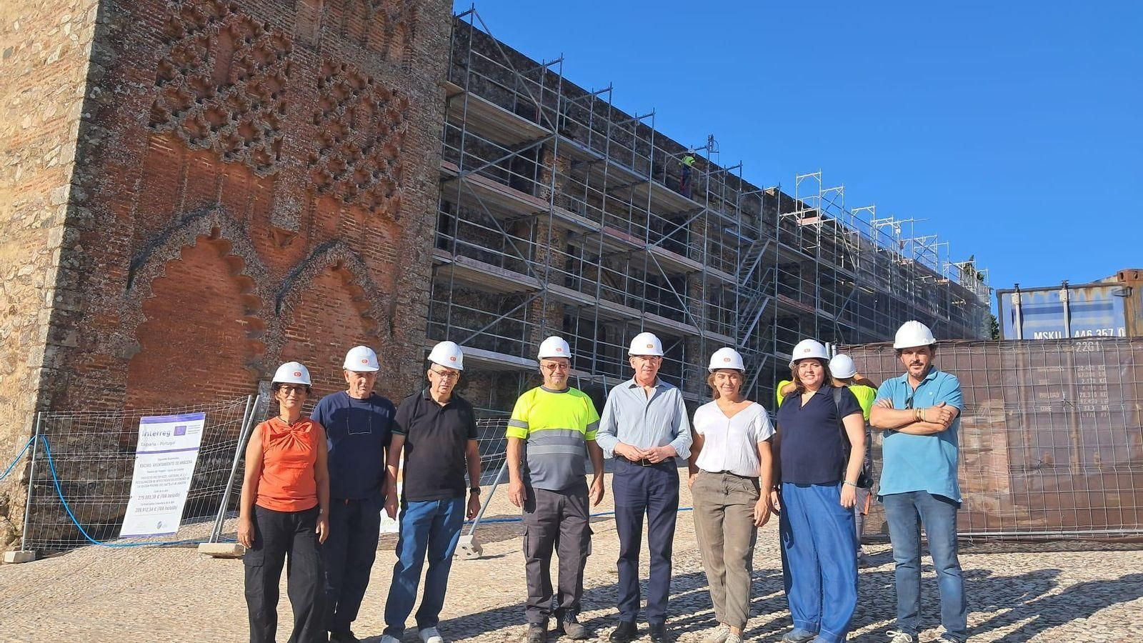 Imagen de archivo de los trabajos en la iglesia prioral de Aracena.