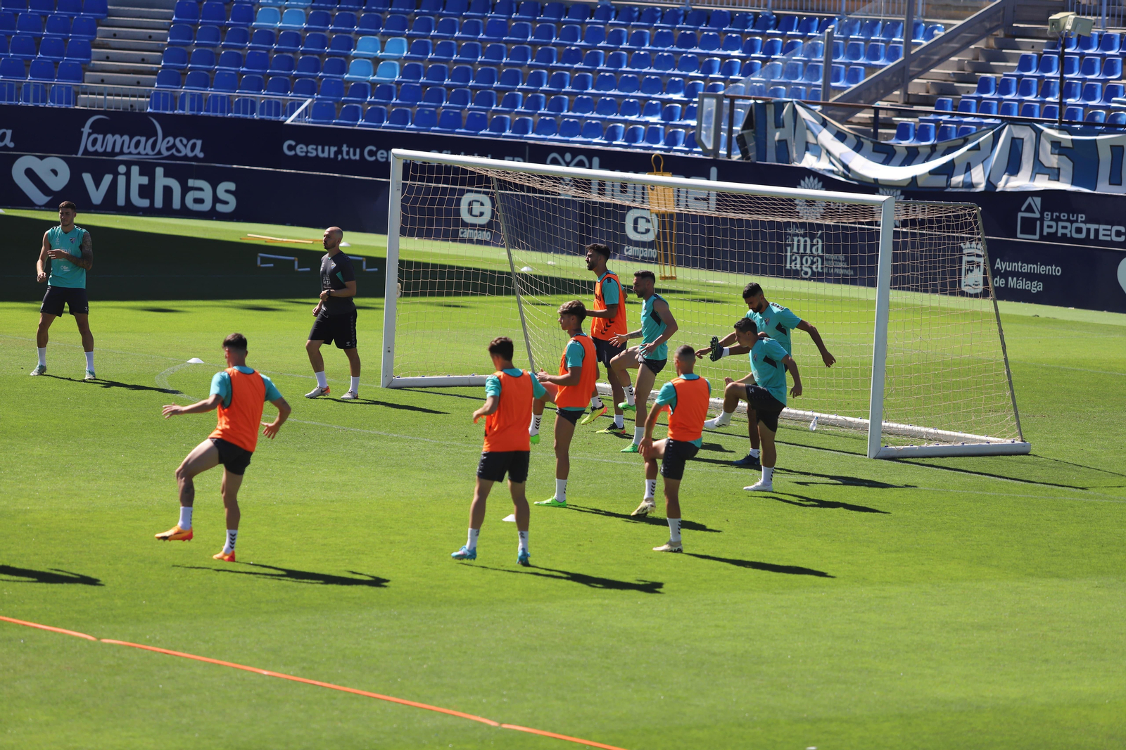 Las fotos del último entrenamiento del Málaga de la temporada