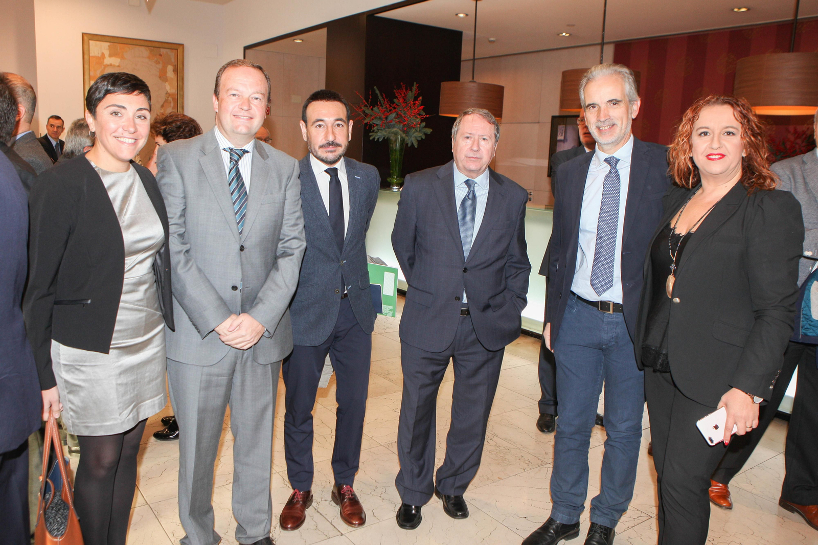 Mariela Fernández-Bermejo, Jesús Huerta, Fernando López Gil, Juan Cano, Aquilino Alonso y Nieves Masegosa.