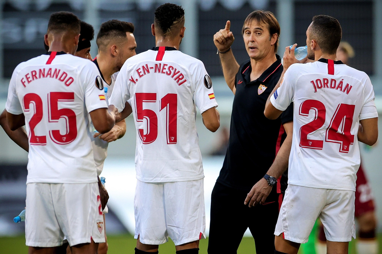 Las imágenes de Lopetegui como entrenador del Sevilla fc