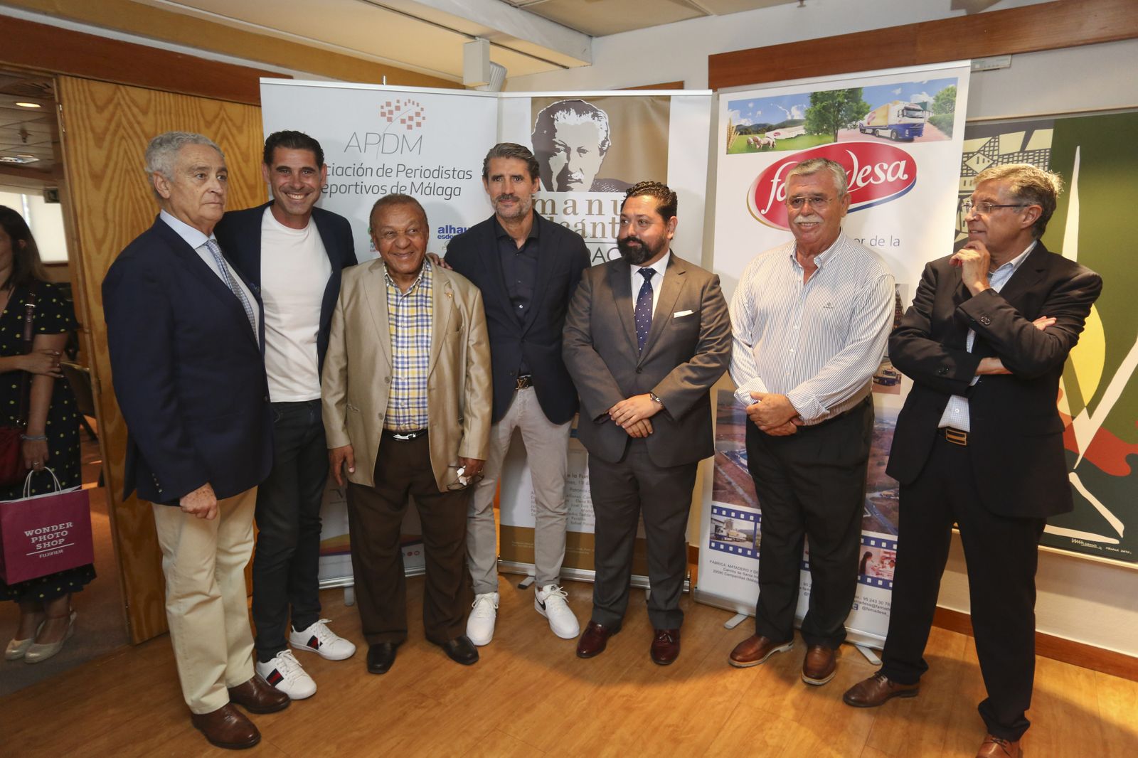 Las fotos de Fernando Hierro y Berni Rodríguez en el encuentro 'Cultura y Deporte'