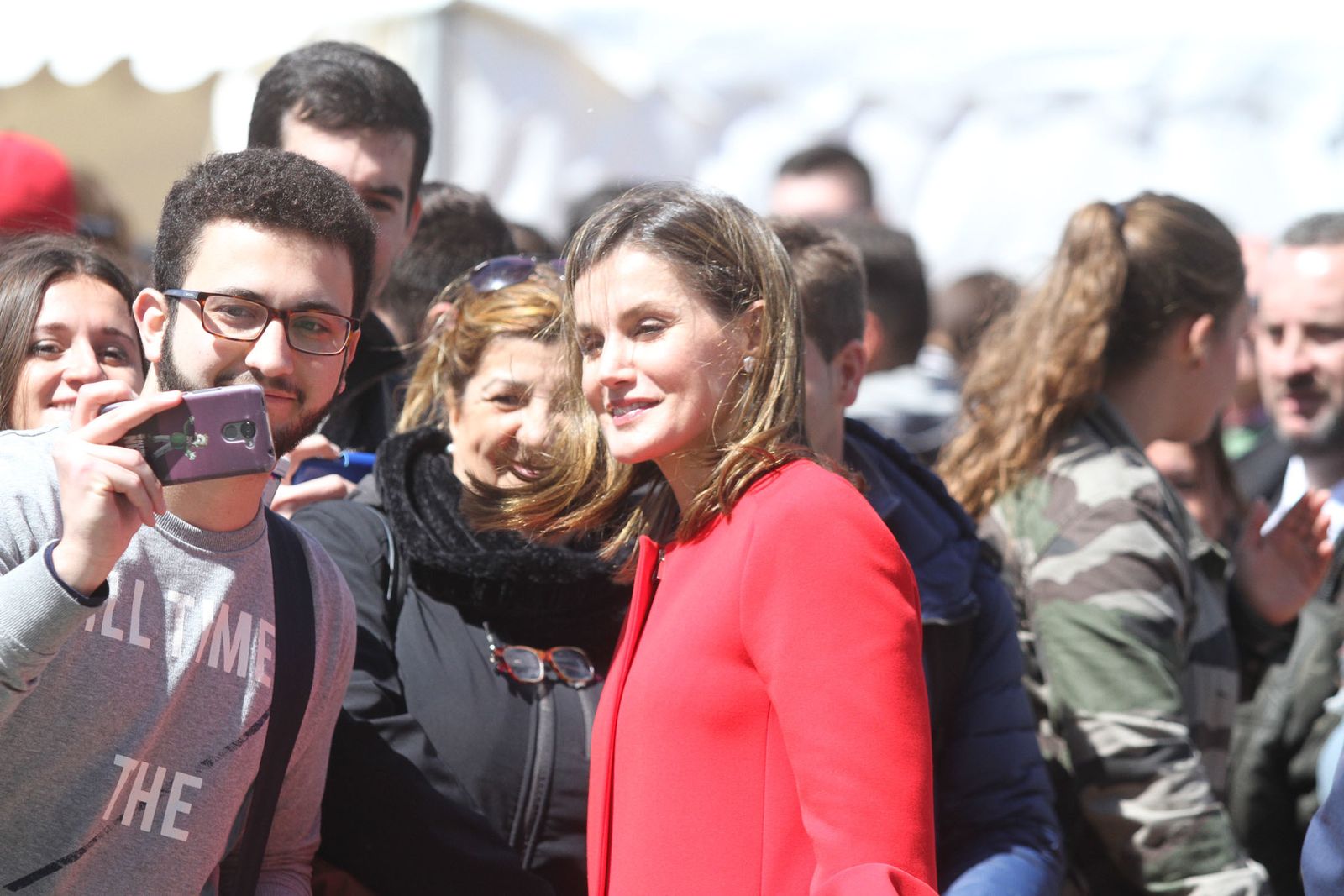 Imágenes de la visita de la reina Letizia a Huelva