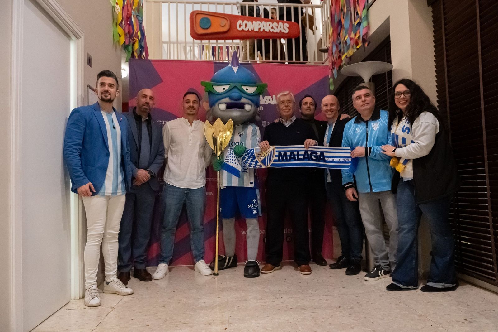 El Málaga CF, presente en las semifinales del Carnaval de Málaga