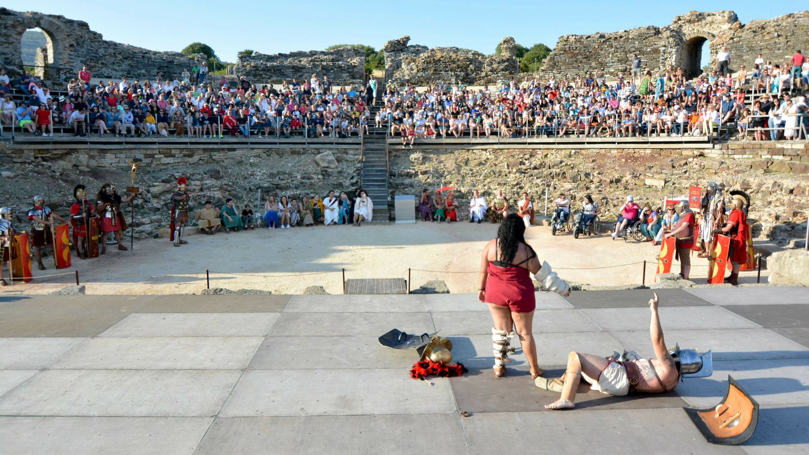 I Jornadas de recreacion historicas  Baelo Romanorum, la Baelo de los romanos.